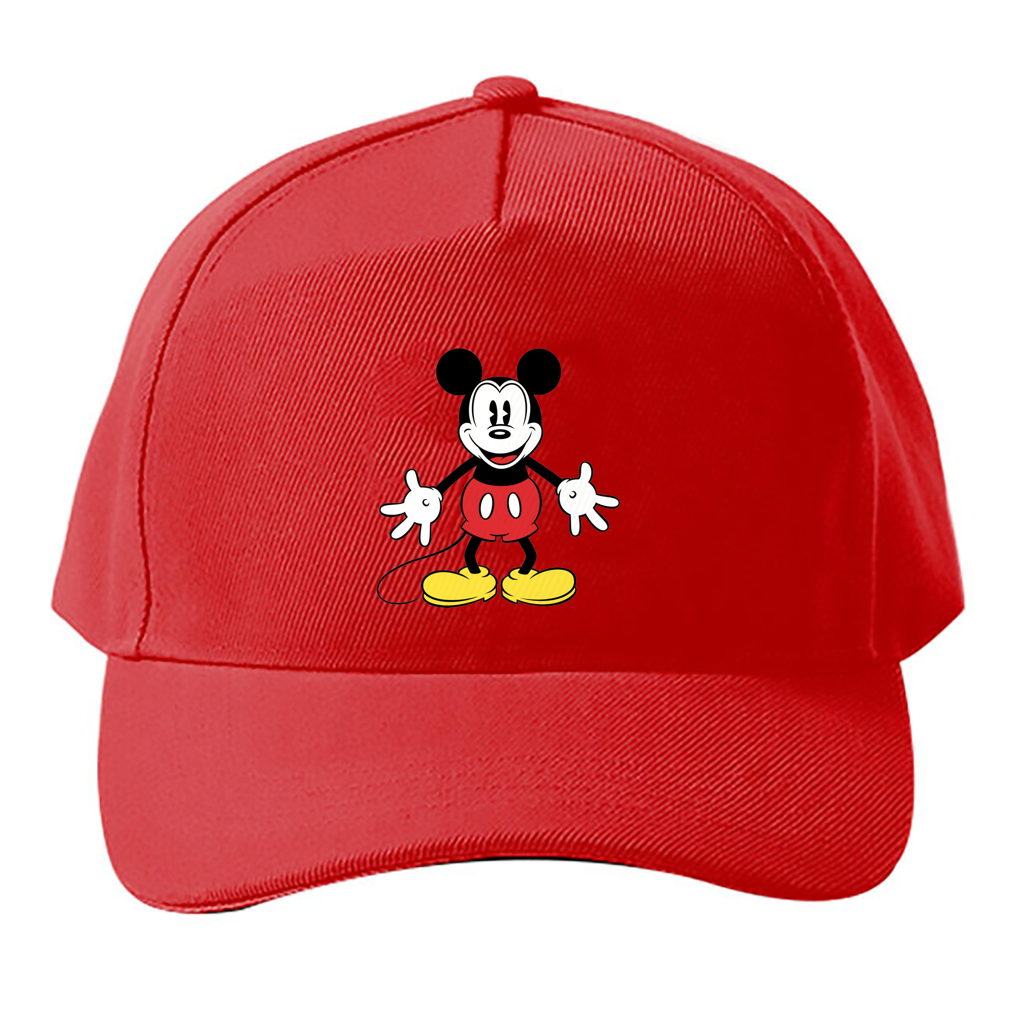（画像用） ミッキーマウス Mickey Mouse ベースボールキャップ 綿100％ 男女兼用 帽子 スポーツ