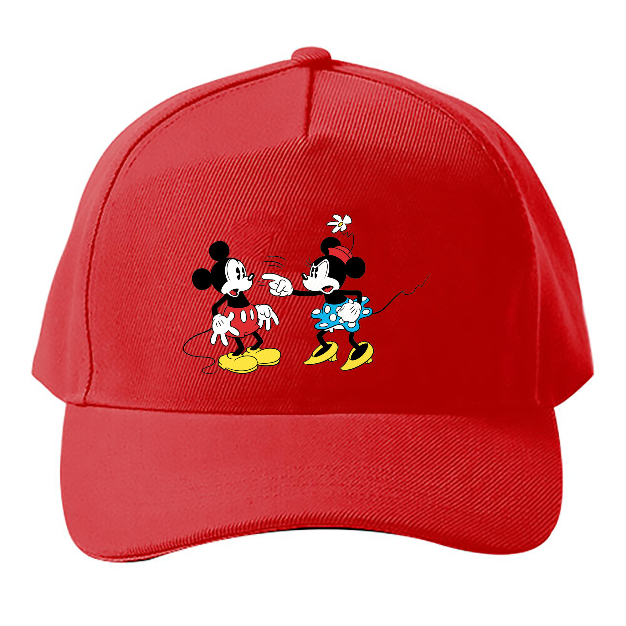 （画像用） ミッキーマウス Mickey Mouse ベースボールキャップ 綿100％ 男女兼用 帽子 スポーツ