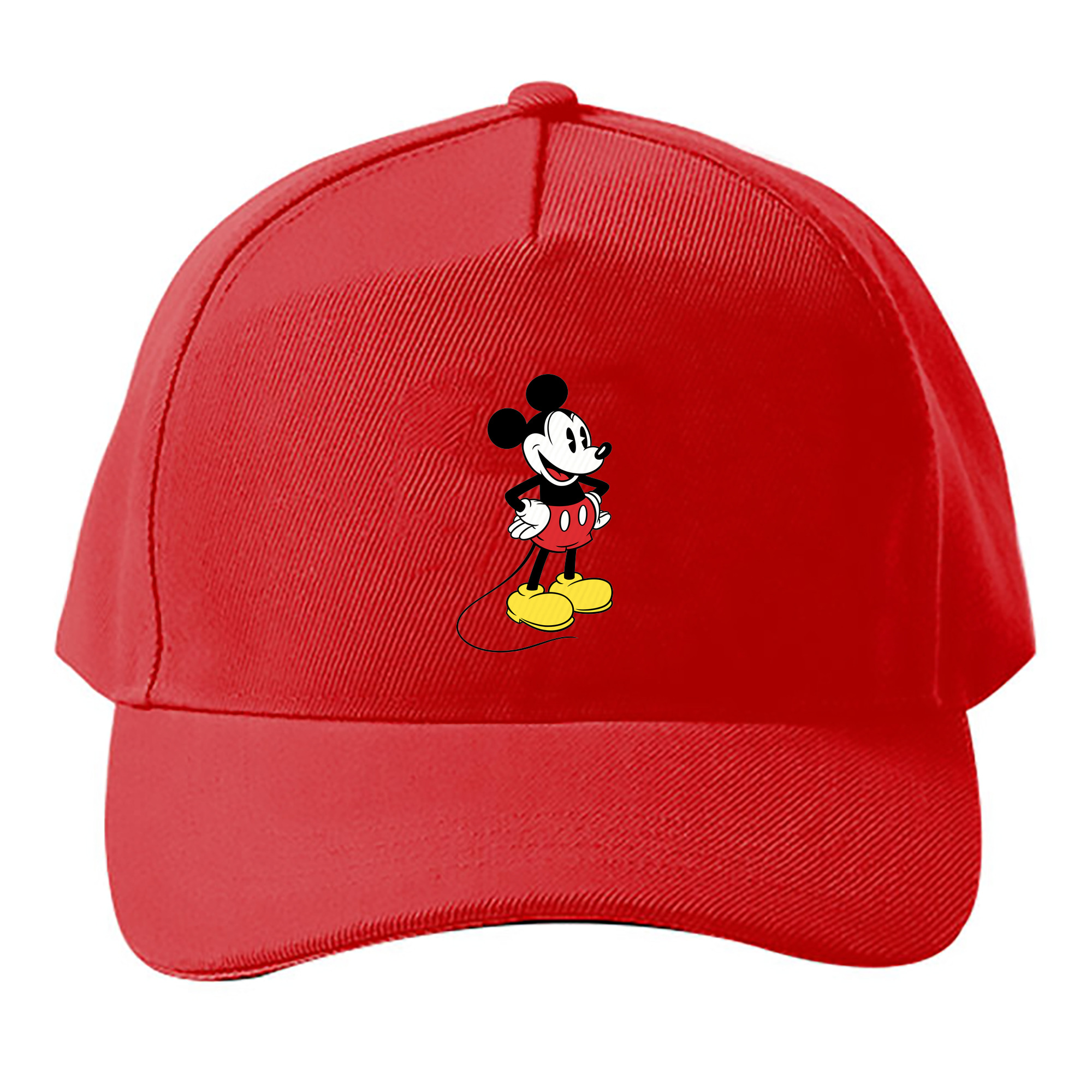 （画像用） ミッキーマウス Mickey Mouse ベースボールキャップ 綿100％ 男女兼用 帽子 スポーツ