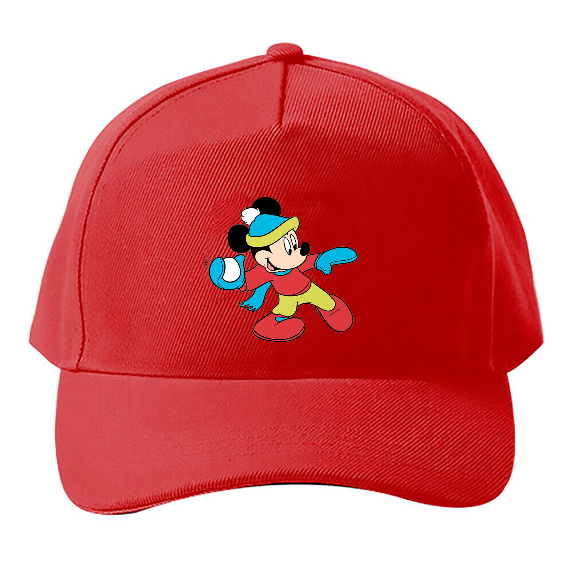 （画像用） ミッキーマウス Mickey Mouse ベースボールキャップ 綿100％ 男女兼用 帽子 スポーツ