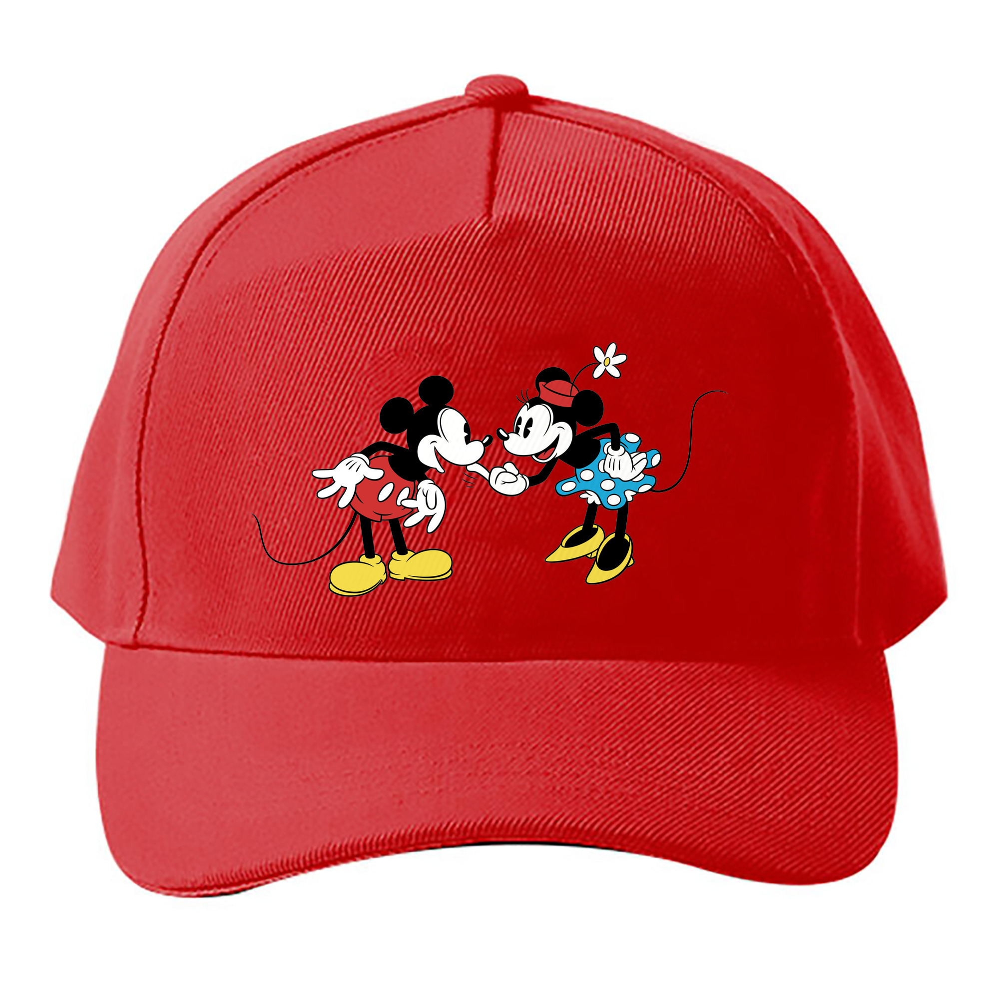 （画像用） ミッキーマウス Mickey Mouse ベースボールキャップ 綿100％ 男女兼用 帽子 スポーツ