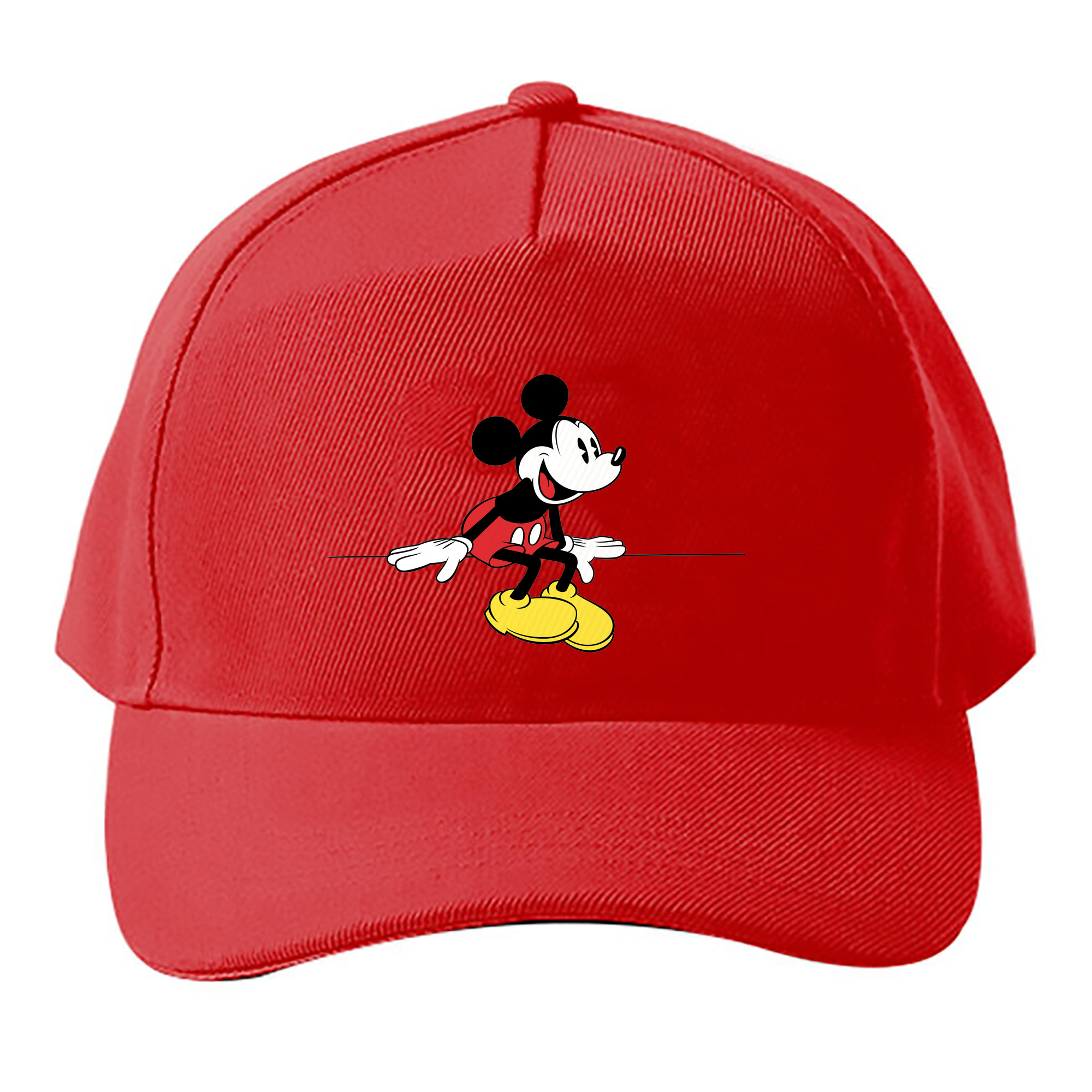 （画像用） ミッキーマウス Mickey Mouse ベースボールキャップ 綿100％ 男女兼用 帽子 スポーツ
