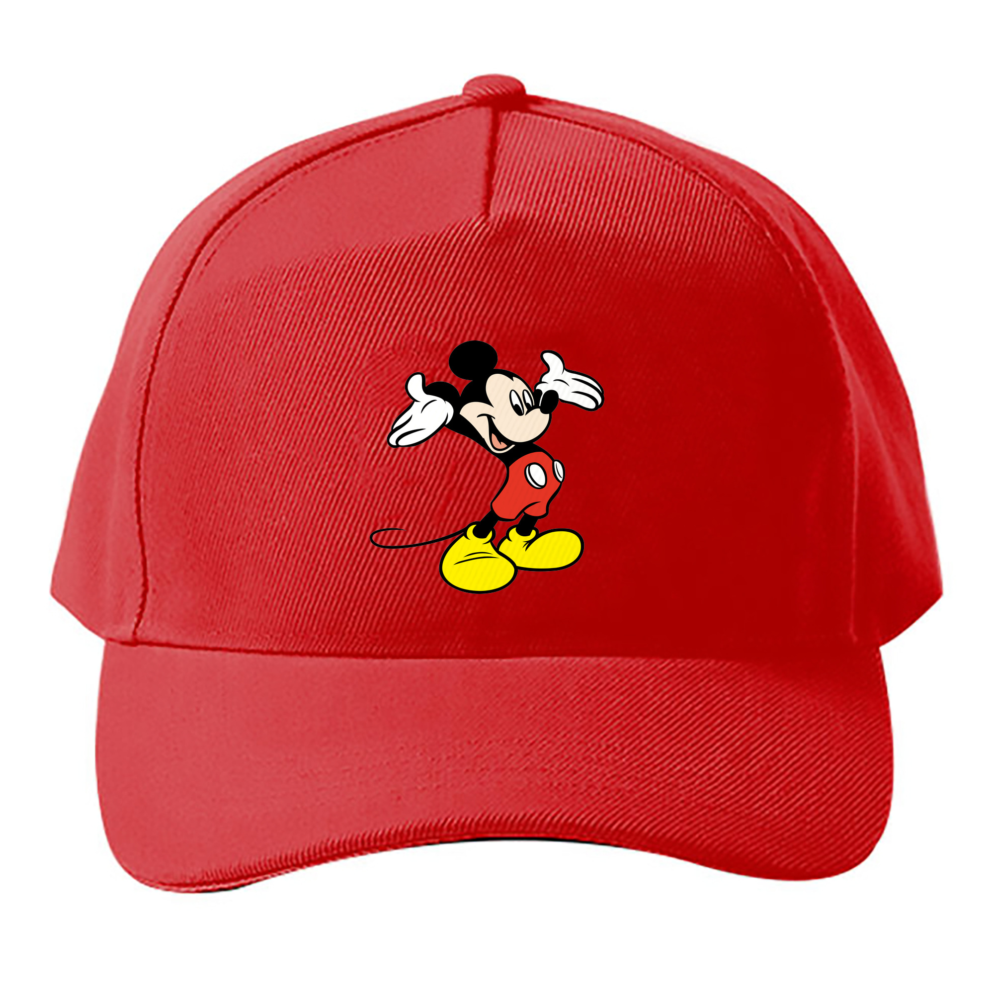 （画像用） ミッキーマウス Mickey Mouse ベースボールキャップ 綿100％ 男女兼用 帽子 スポーツ
