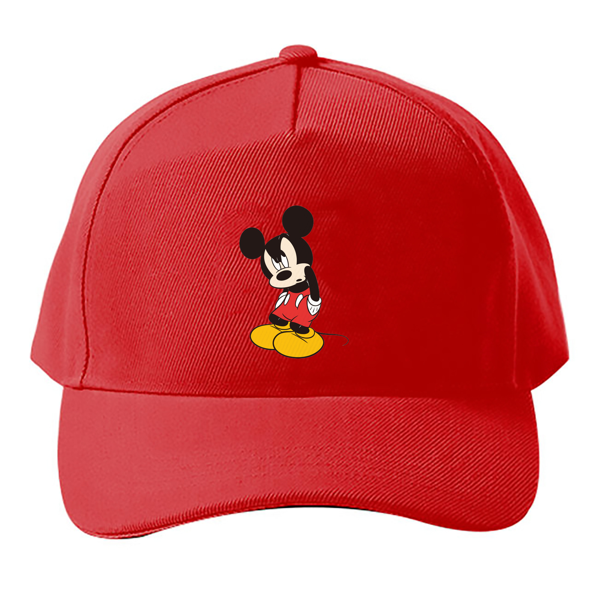 （画像用） ミッキーマウス Mickey Mouse ベースボールキャップ 綿100％ 男女兼用 帽子 スポーツ