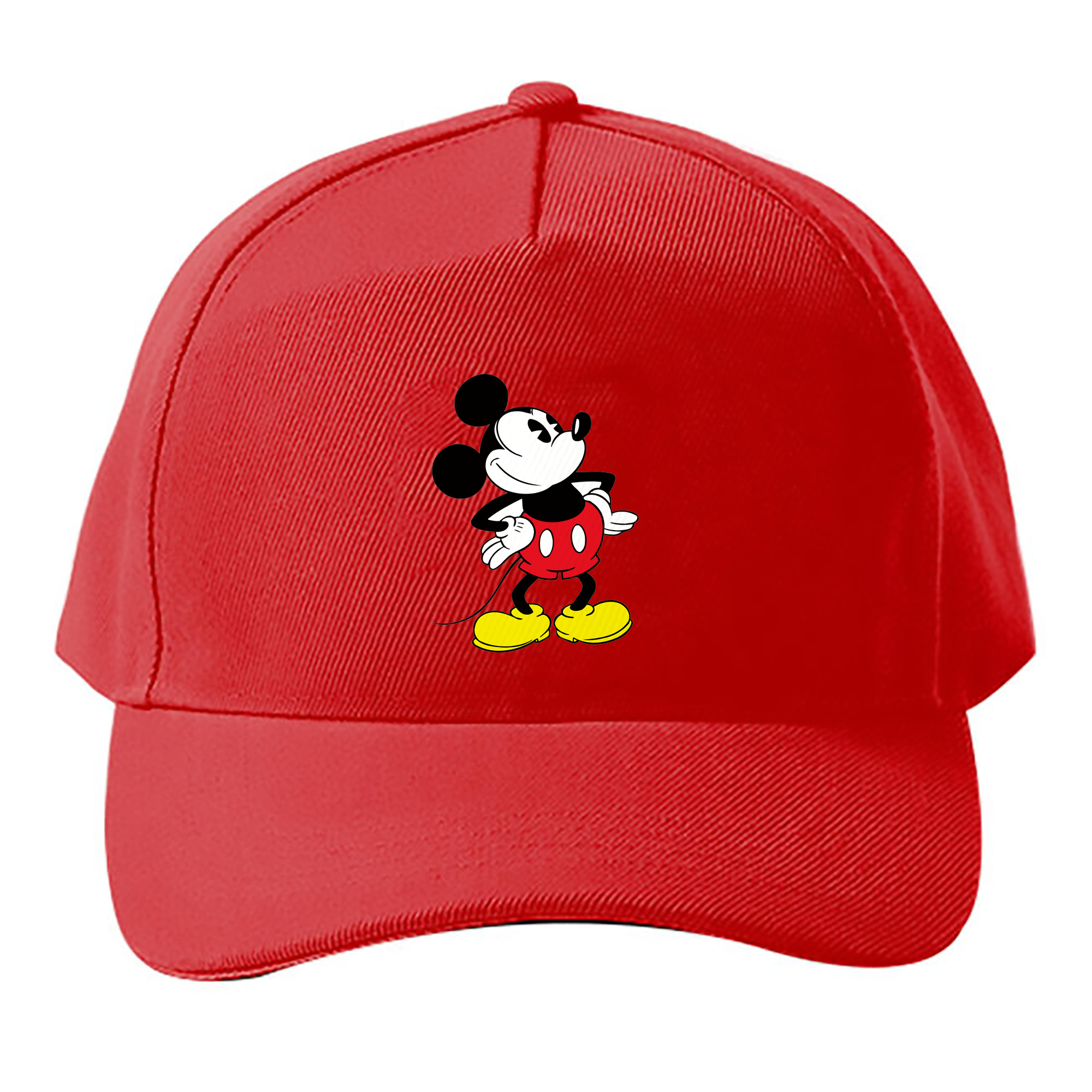 （画像用） ミッキーマウス Mickey Mouse ベースボールキャップ 綿100％ 男女兼用 帽子 スポーツ