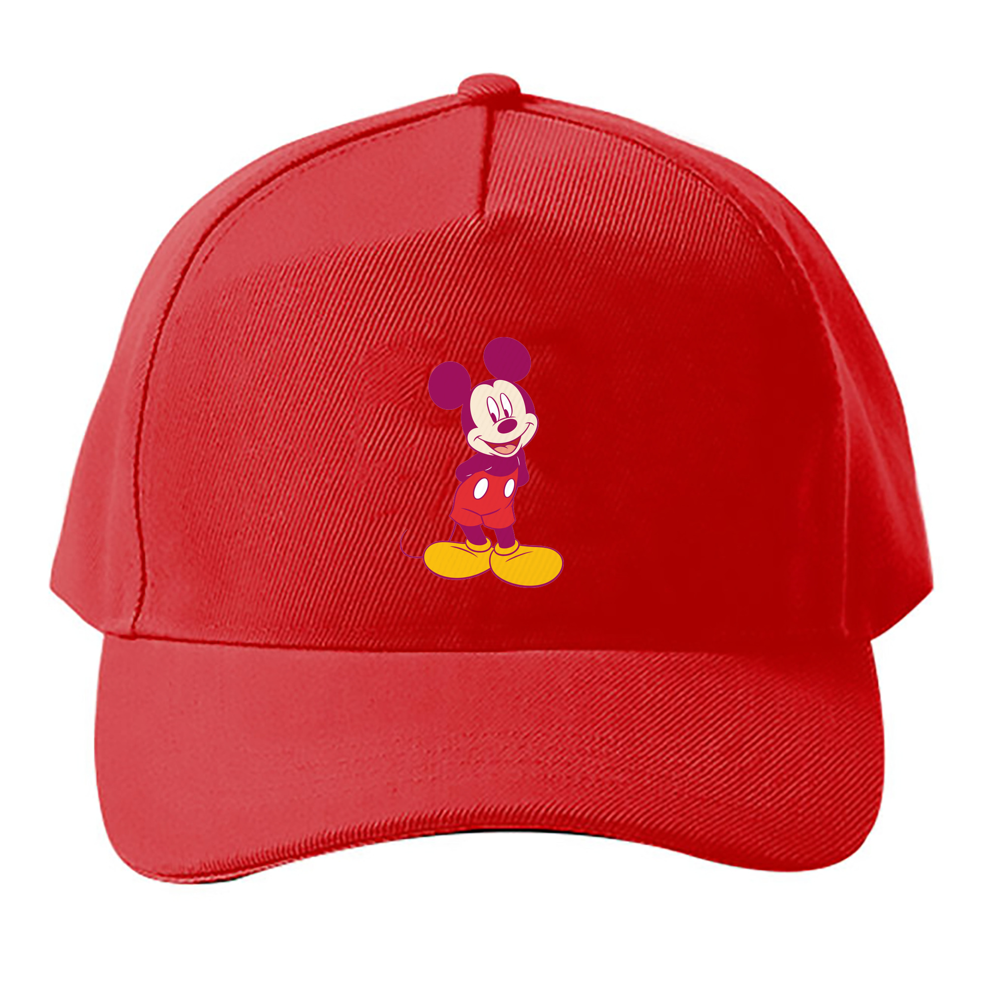 （画像用） ミッキーマウス Mickey Mouse ベースボールキャップ 綿100％ 男女兼用 帽子 スポーツ