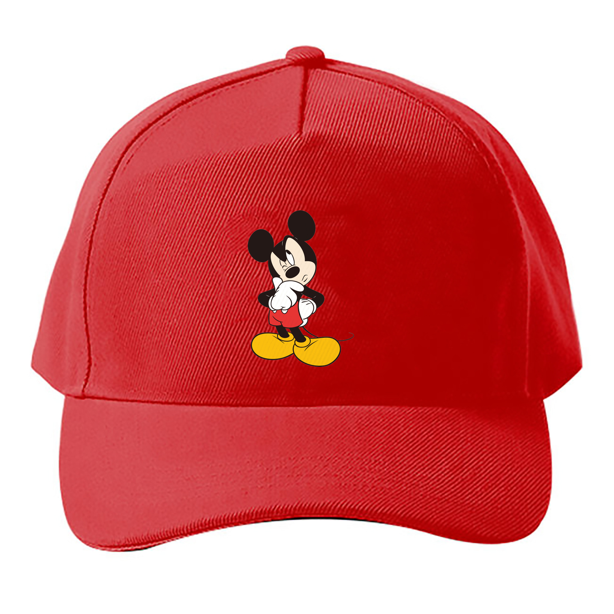 （画像用） ミッキーマウス Mickey Mouse ベースボールキャップ 綿100％ 男女兼用 帽子 スポーツ