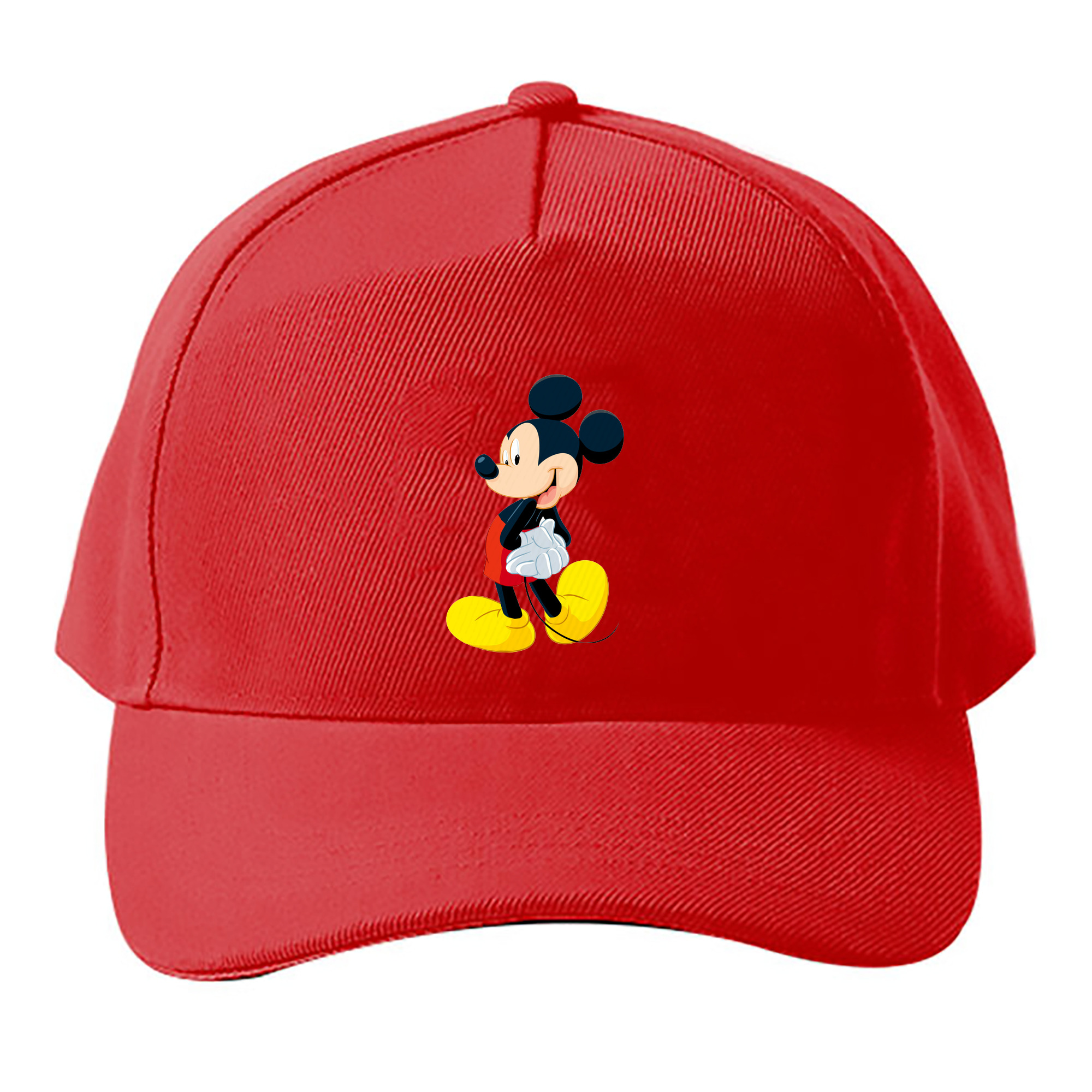 （画像用） ミッキーマウス Mickey Mouse ベースボールキャップ 綿100％ 男女兼用 帽子 スポーツ