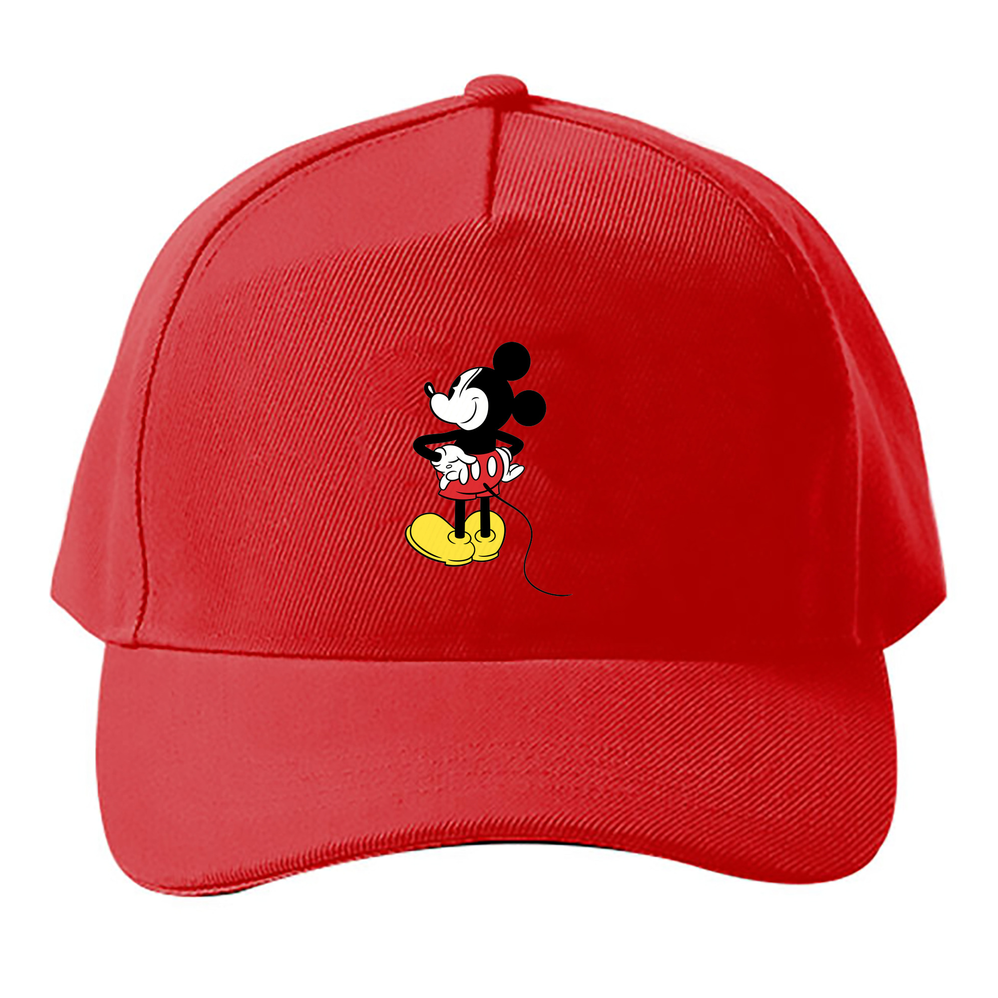 （画像用） ミッキーマウス Mickey Mouse ベースボールキャップ 綿100％ 男女兼用 帽子 スポーツ