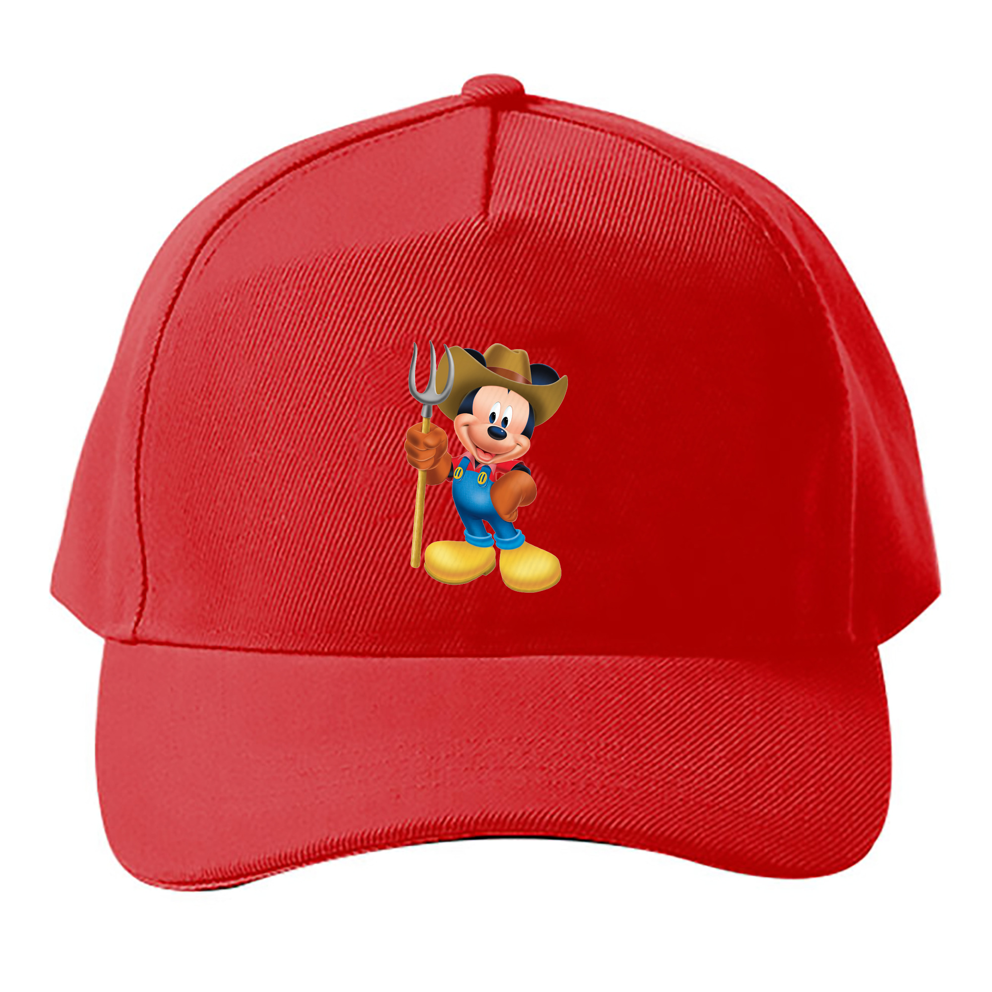 （画像用） ミッキーマウス Mickey Mouse ベースボールキャップ 綿100％ 男女兼用 帽子 スポーツ