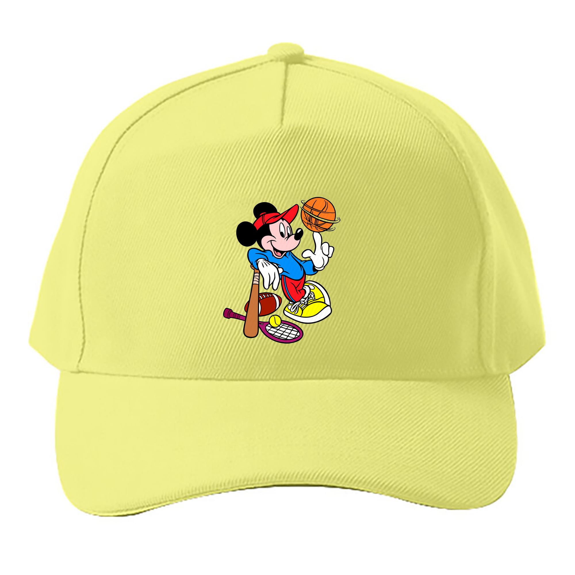 （画像用） ミッキーマウス Mickey Mouse ベースボールキャップ 綿100％ 男女兼用 帽子 スポーツ