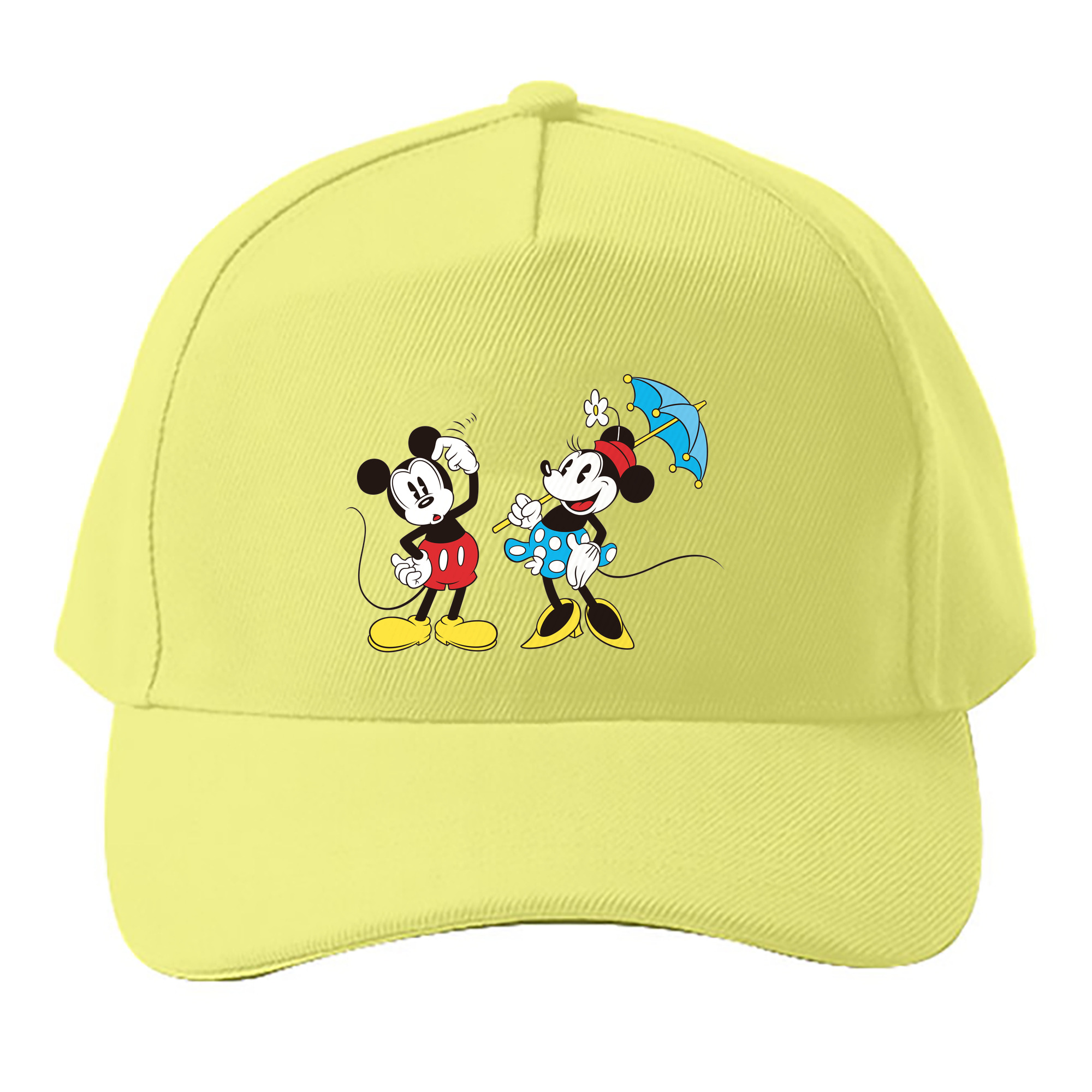 （画像用） ミッキーマウス Mickey Mouse ベースボールキャップ 綿100％ 男女兼用 帽子 スポーツ