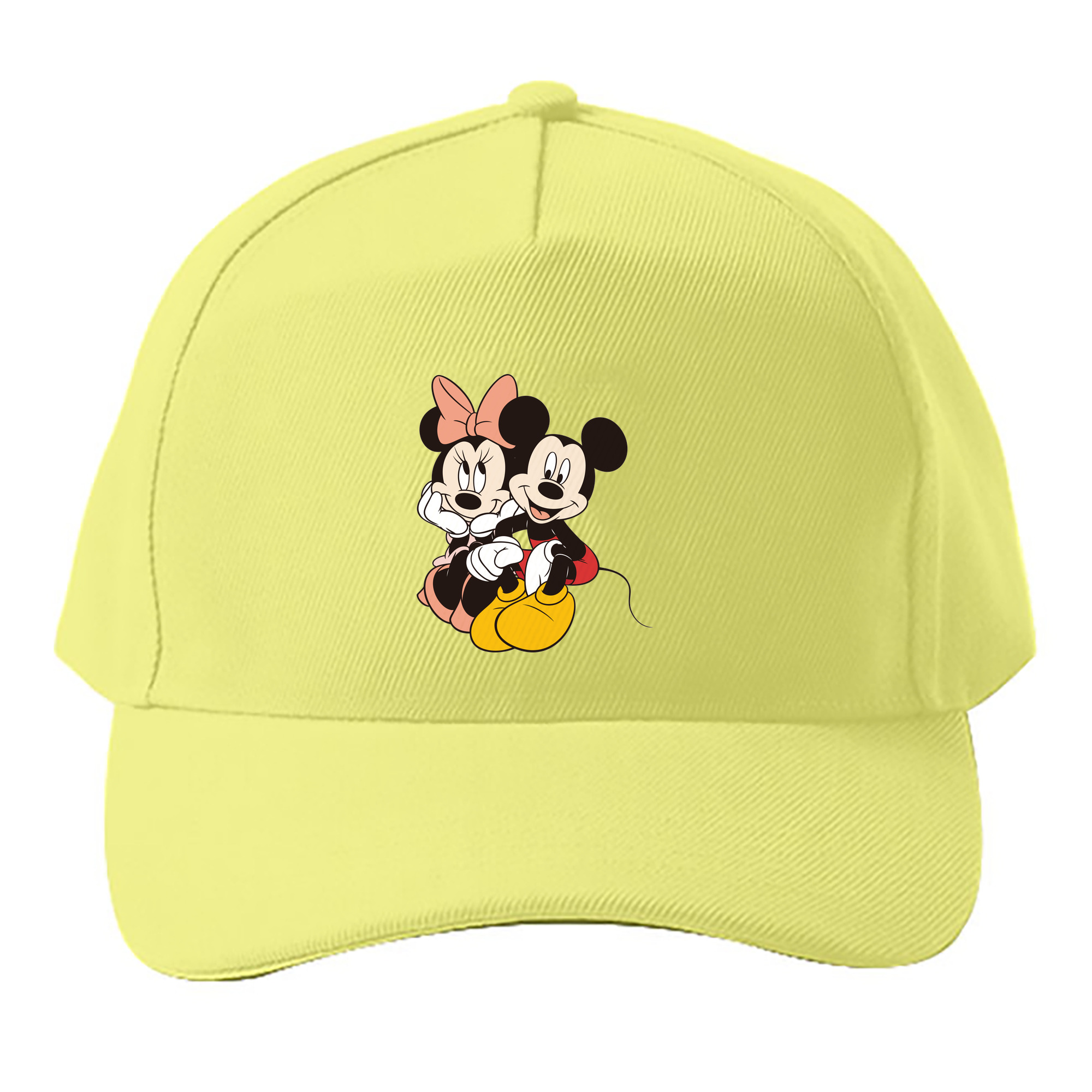 （画像用） ミッキーマウス Mickey Mouse ベースボールキャップ 綿100％ 男女兼用 帽子 スポーツ