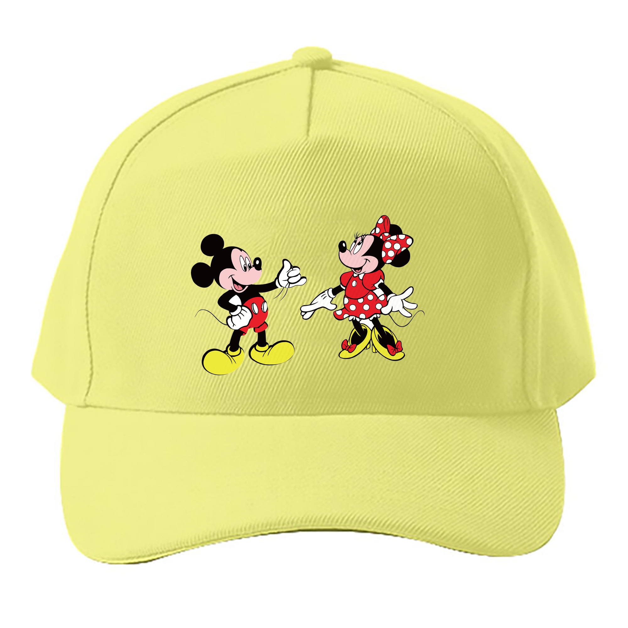（画像用） ミッキーマウス Mickey Mouse ベースボールキャップ 綿100％ 男女兼用 帽子 スポーツ