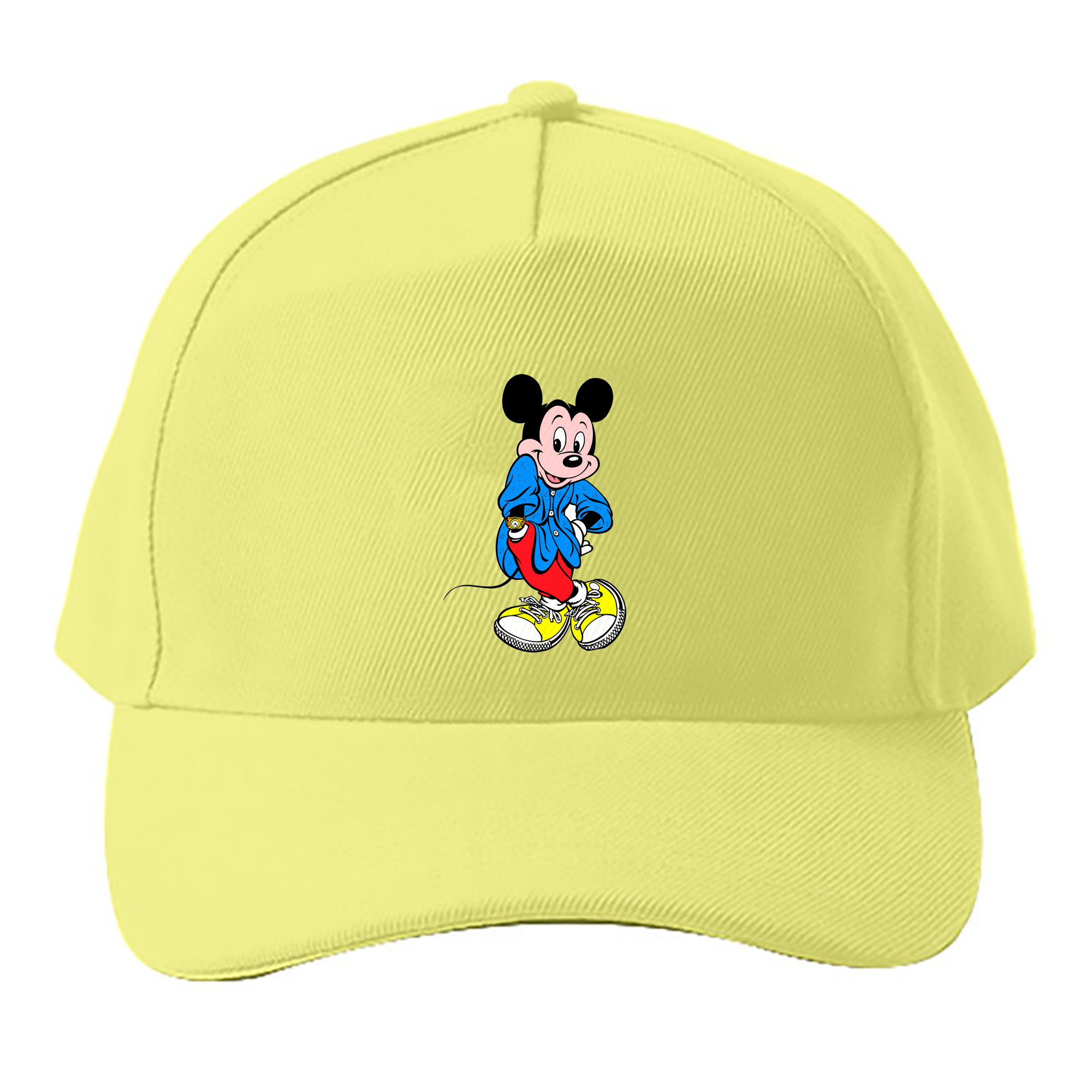 （画像用） ミッキーマウス Mickey Mouse ベースボールキャップ 綿100％ 男女兼用 帽子 スポーツ