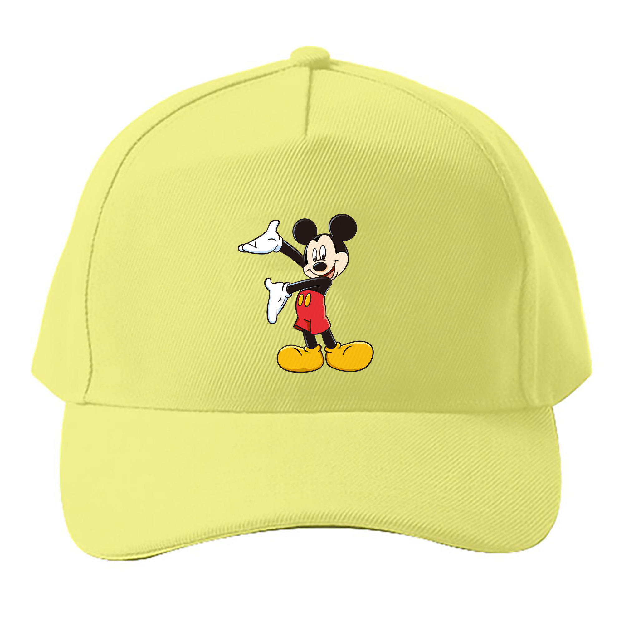 （画像用） ミッキーマウス Mickey Mouse ベースボールキャップ 綿100％ 男女兼用 帽子 スポーツ