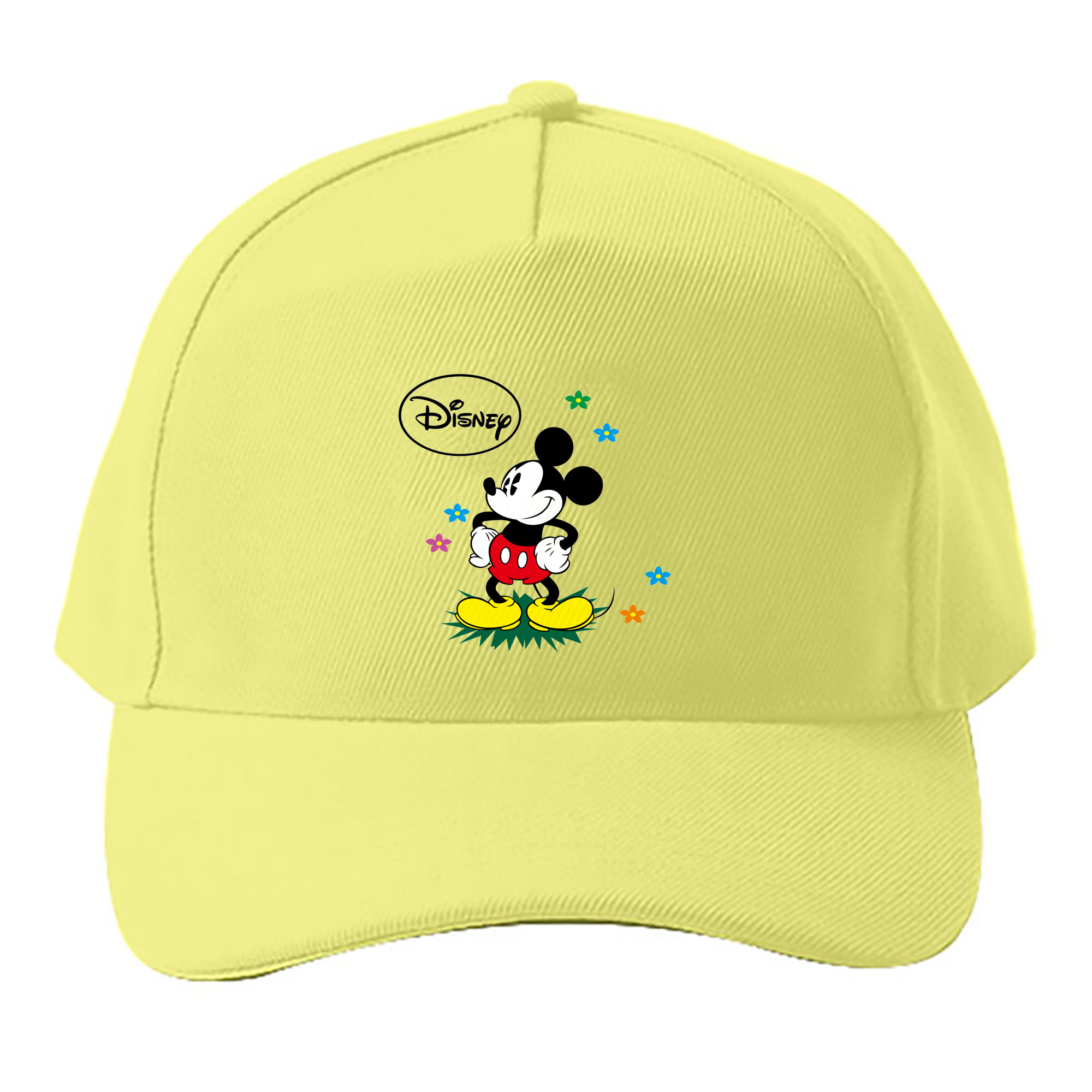 （画像用） ミッキーマウス Mickey Mouse ベースボールキャップ 綿100％ 男女兼用 帽子 スポーツ