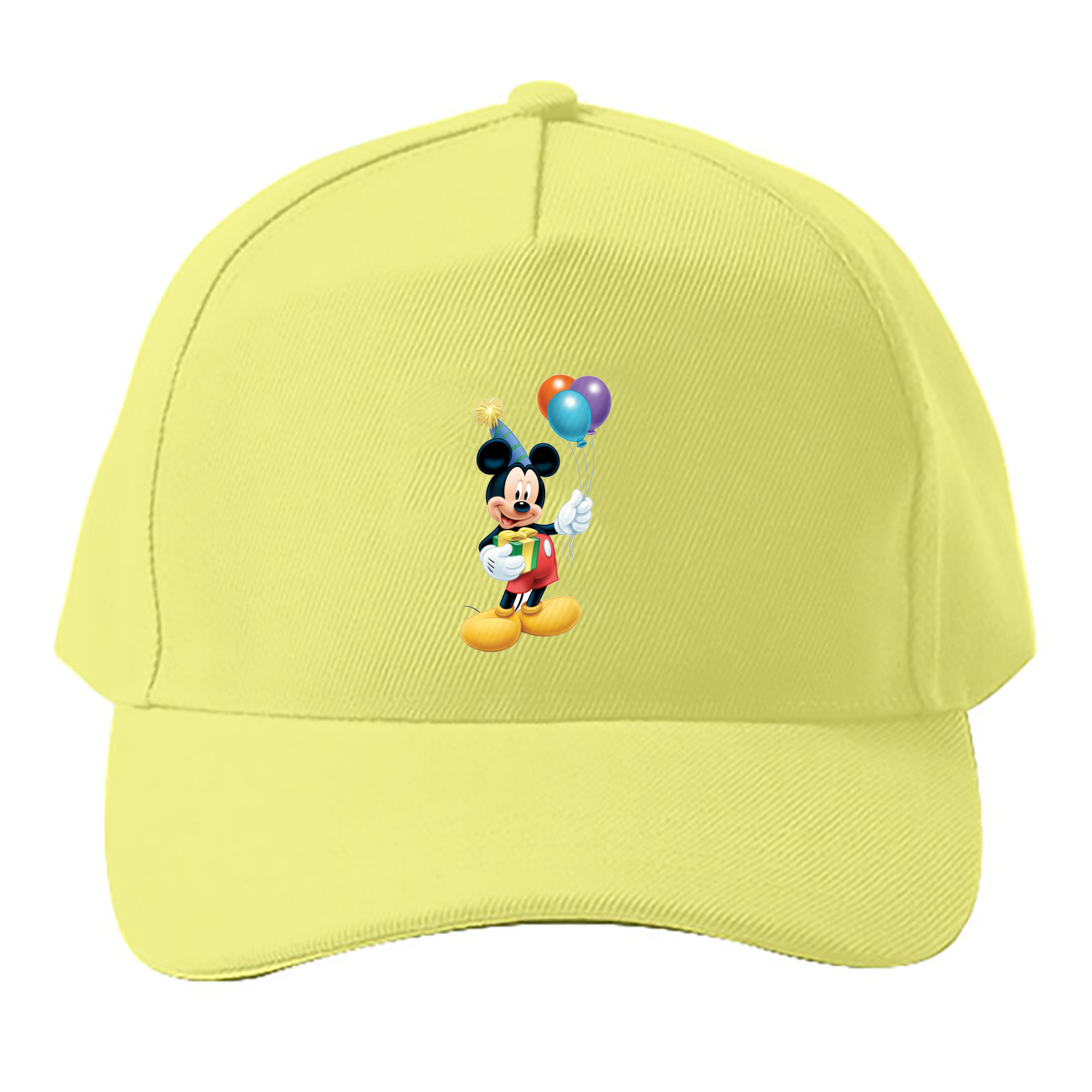 （画像用） ミッキーマウス Mickey Mouse ベースボールキャップ 綿100％ 男女兼用 帽子 スポーツ