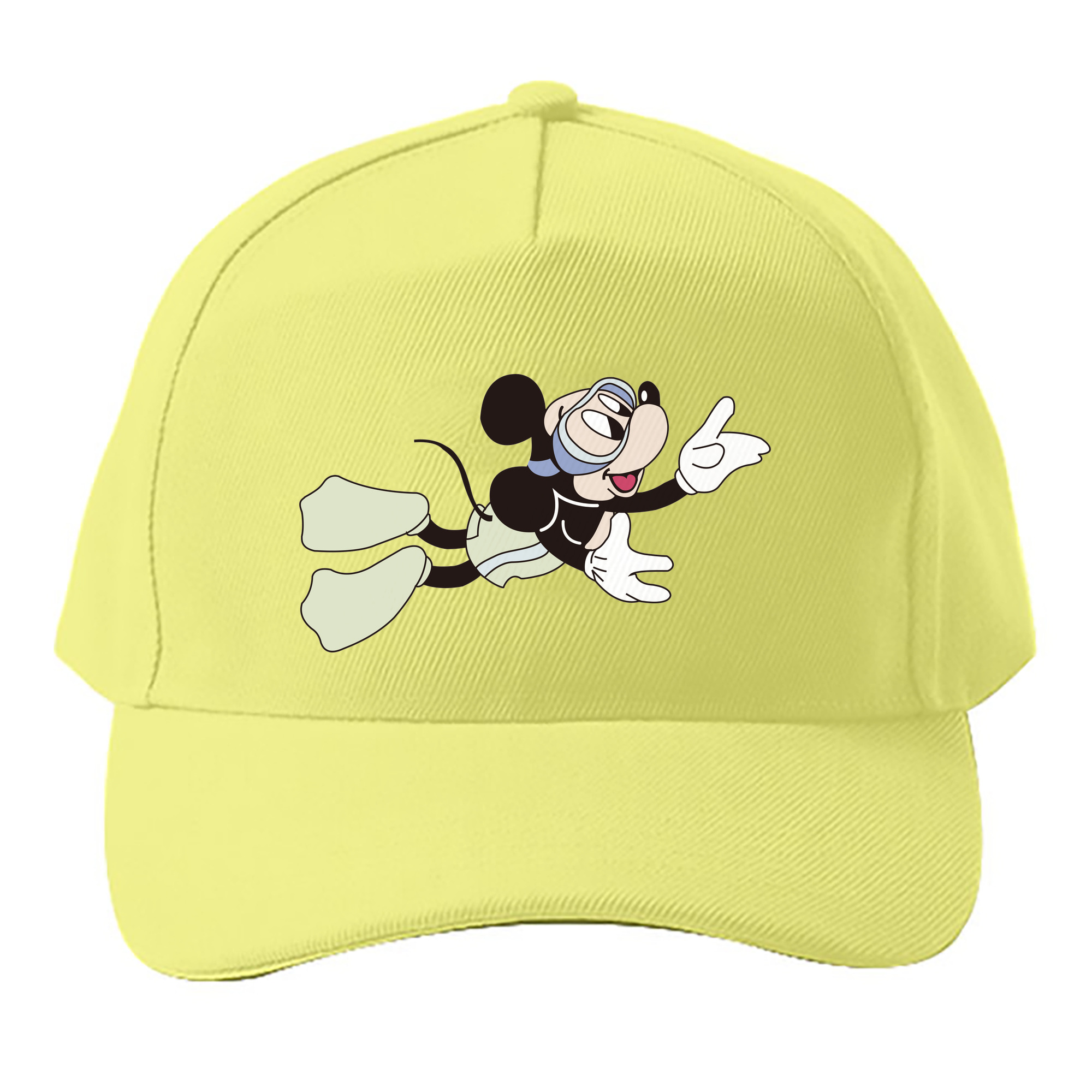 （画像用） ミッキーマウス Mickey Mouse ベースボールキャップ 綿100％ 男女兼用 帽子 スポーツ