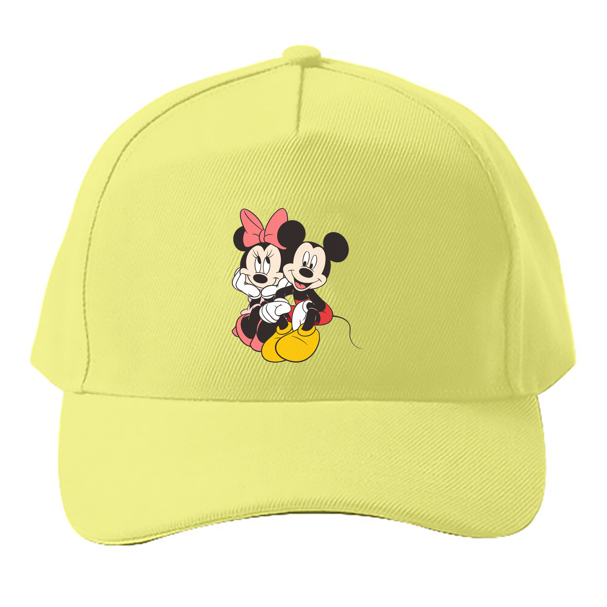 （画像用） ミッキーマウス Mickey Mouse ベースボールキャップ 綿100％ 男女兼用 帽子 スポーツ