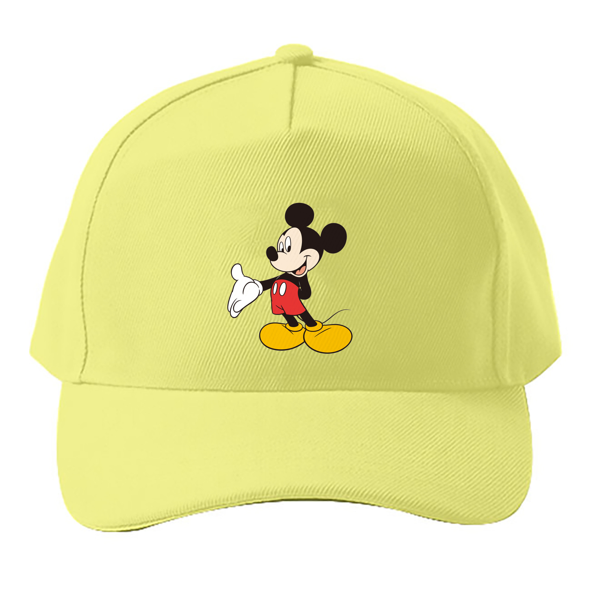 （画像用） ミッキーマウス Mickey Mouse ベースボールキャップ 綿100％ 男女兼用 帽子 スポーツ