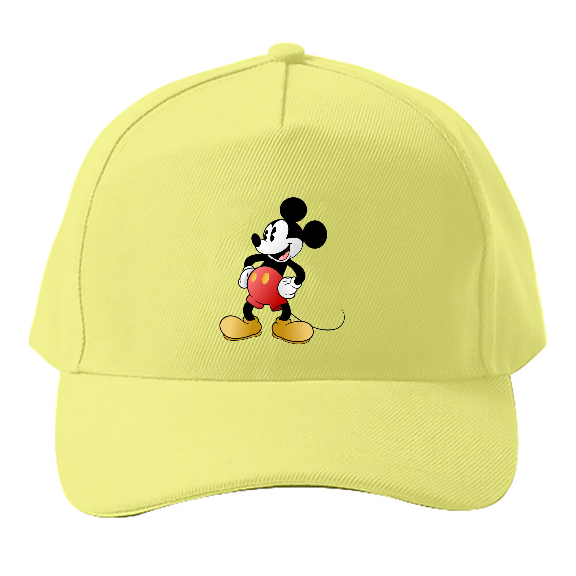 （画像用） ミッキーマウス Mickey Mouse ベースボールキャップ 綿100％ 男女兼用 帽子 スポーツ