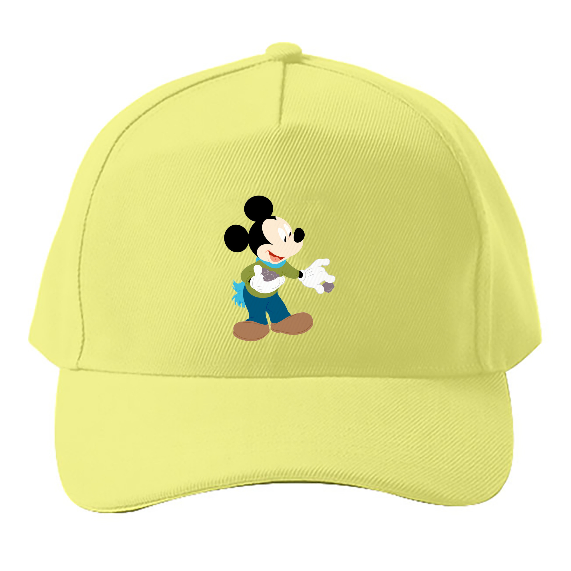 （画像用） ミッキーマウス Mickey Mouse ベースボールキャップ 綿100％ 男女兼用 帽子 スポーツ