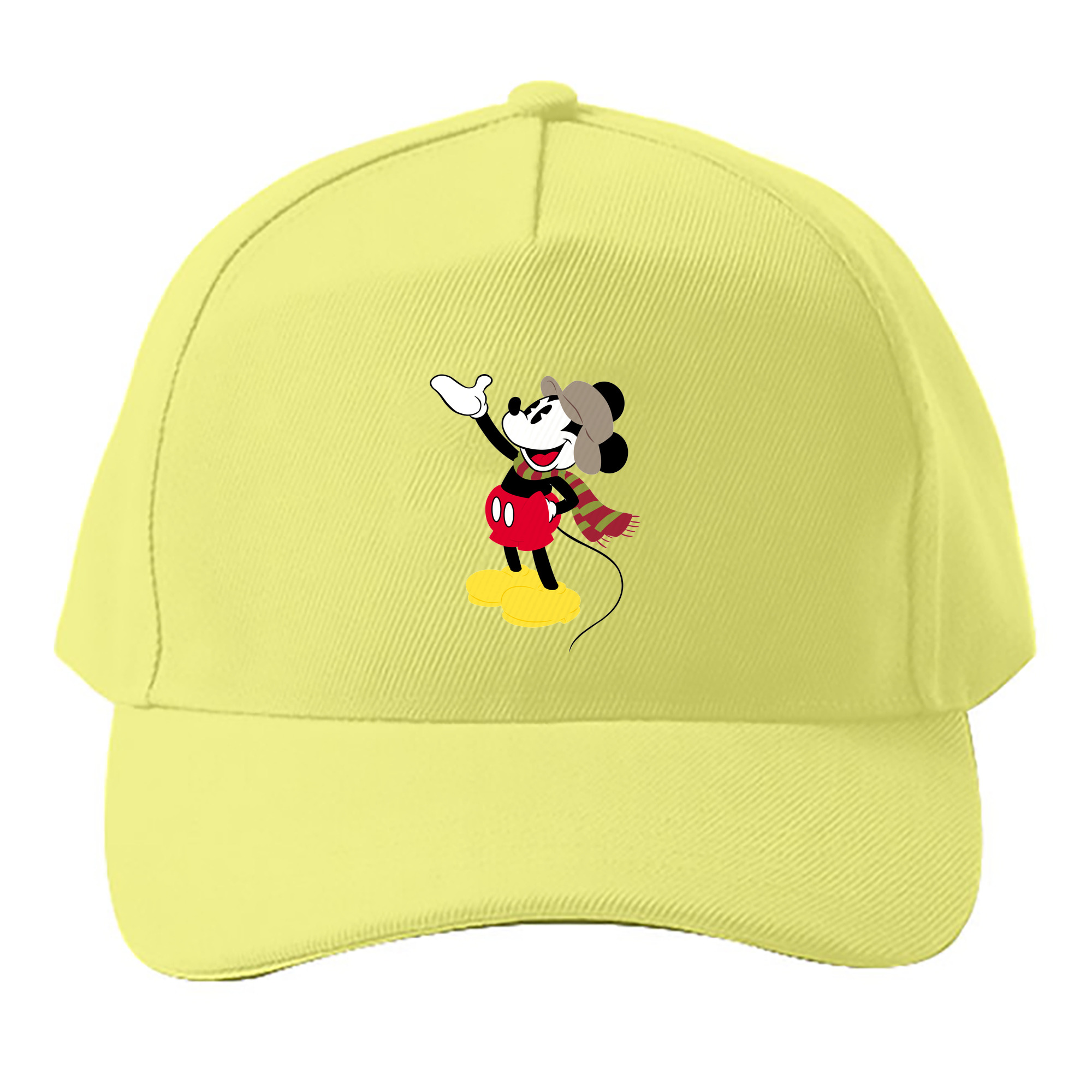 （画像用） ミッキーマウス Mickey Mouse ベースボールキャップ 綿100％ 男女兼用 帽子 スポーツ