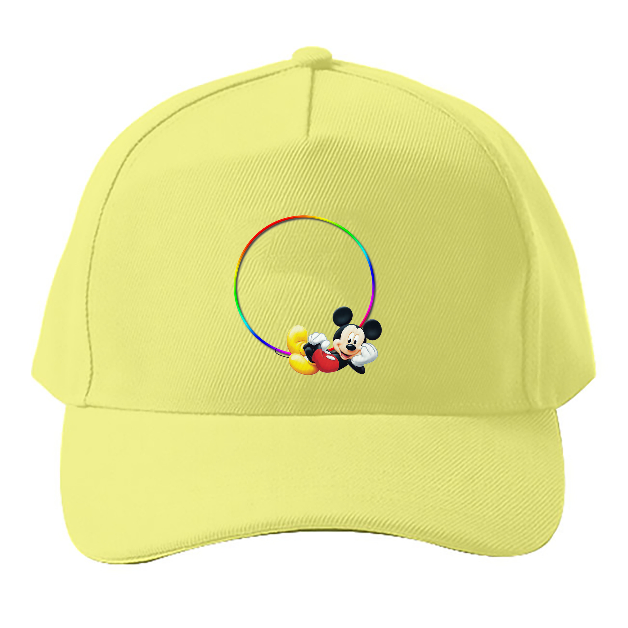 （画像用） ミッキーマウス Mickey Mouse ベースボールキャップ 綿100％ 男女兼用 帽子 スポーツ