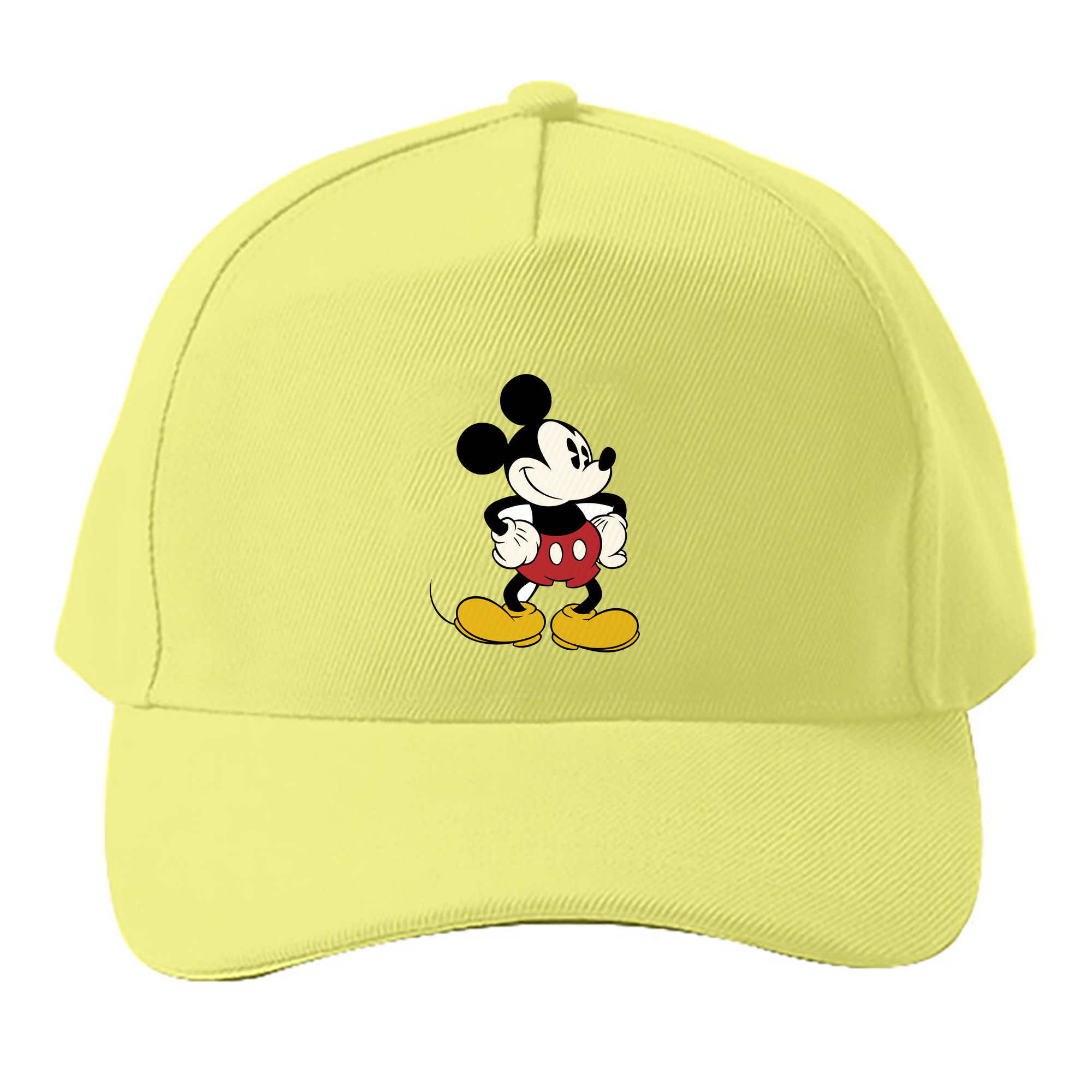 （画像用） ミッキーマウス Mickey Mouse ベースボールキャップ 綿100％ 男女兼用 帽子 スポーツ
