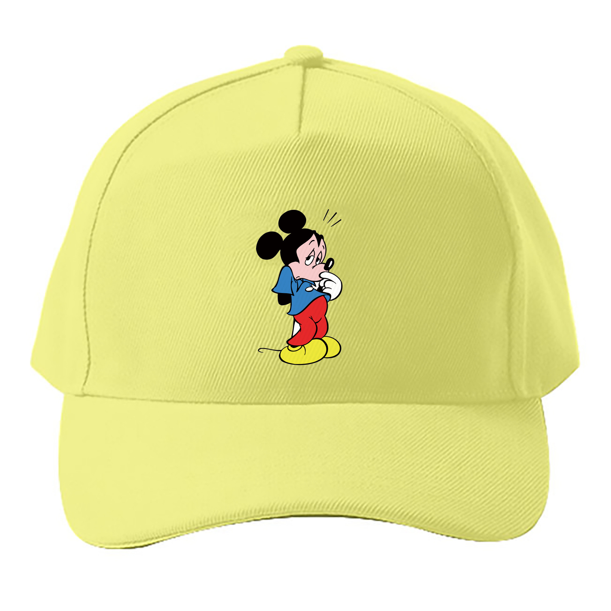 （画像用） ミッキーマウス Mickey Mouse ベースボールキャップ 綿100％ 男女兼用 帽子 スポーツ