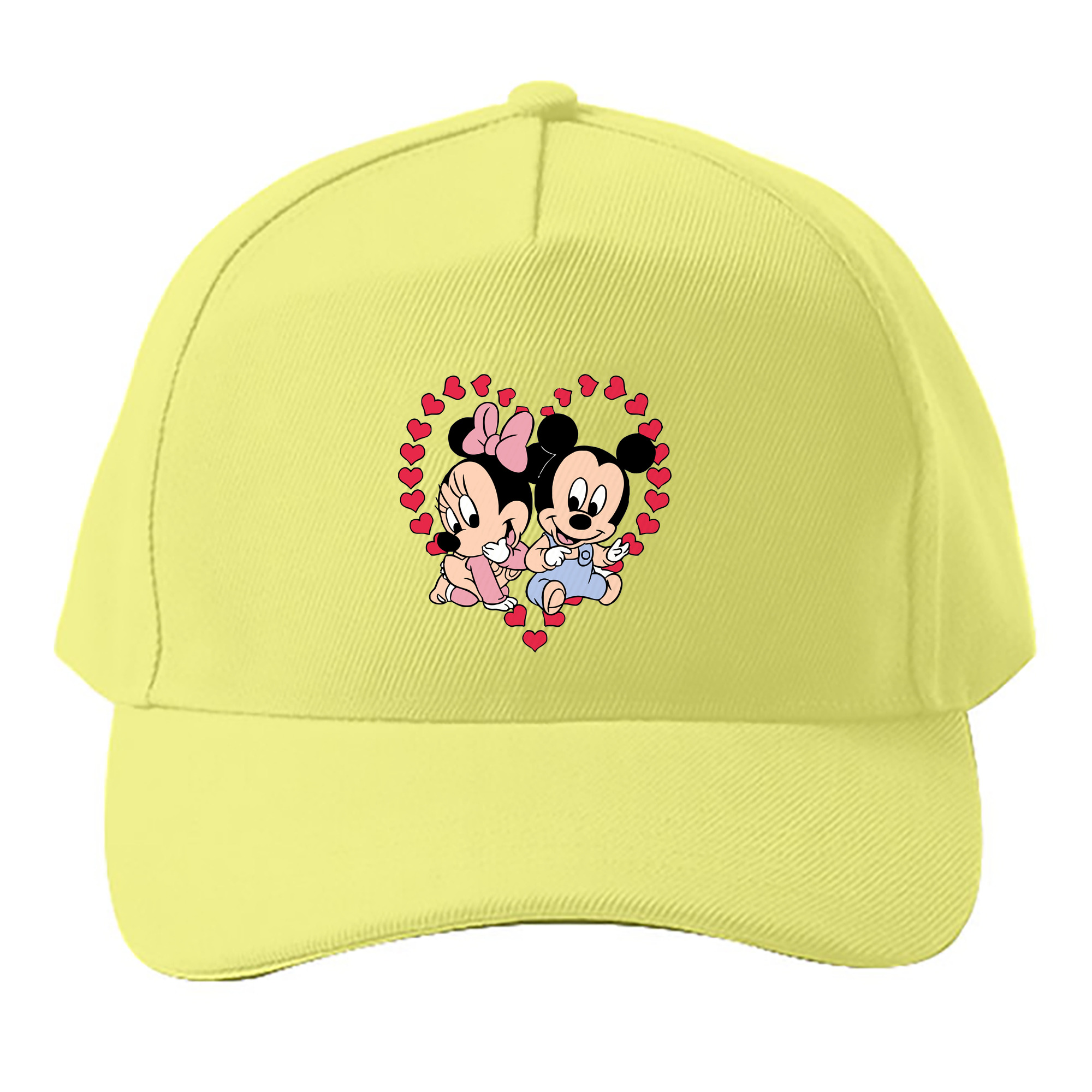 （画像用） ミッキーマウス Mickey Mouse ベースボールキャップ 綿100％ 男女兼用 帽子 スポーツ