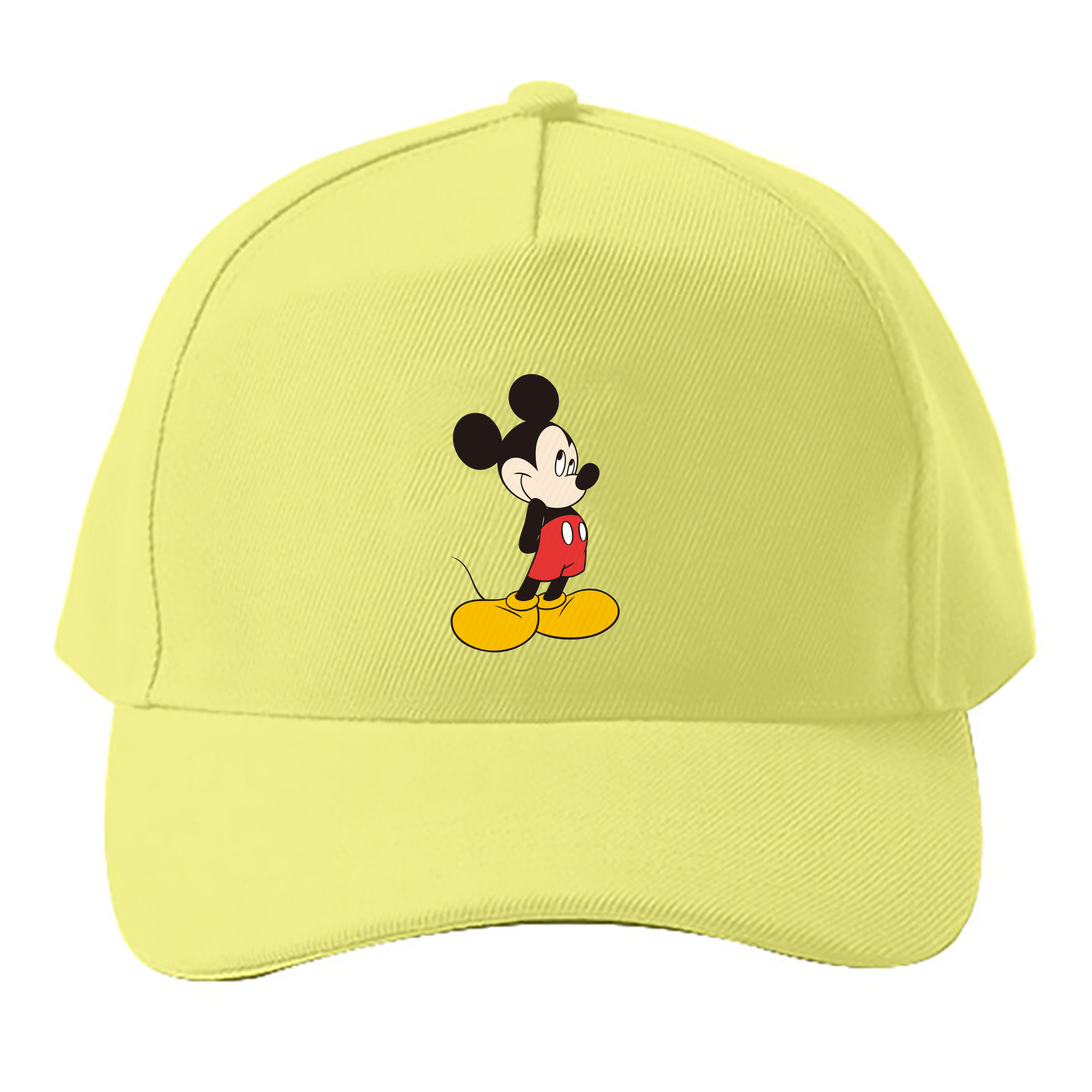 （画像用） ミッキーマウス Mickey Mouse ベースボールキャップ 綿100％ 男女兼用 帽子 スポーツ