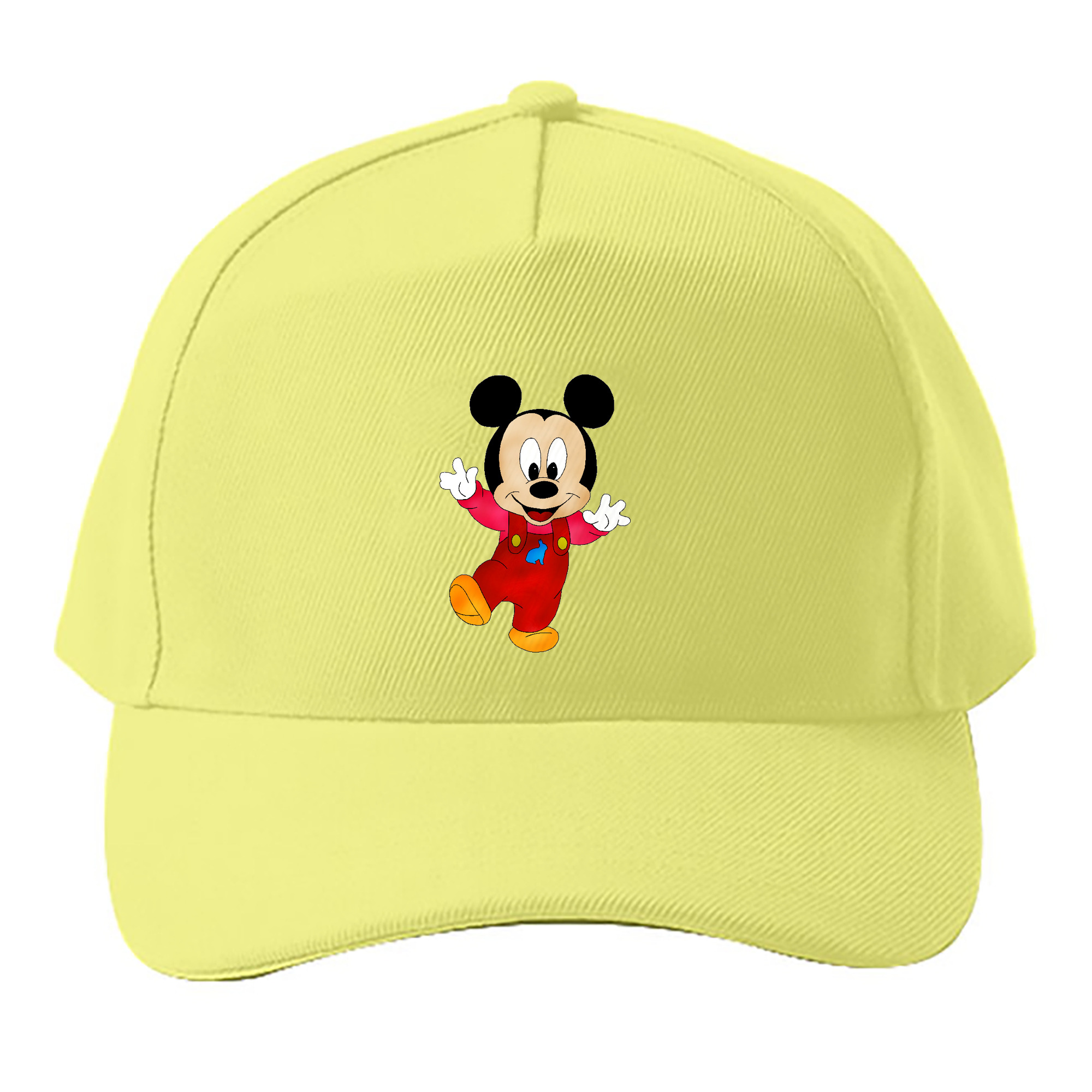 （画像用） ミッキーマウス Mickey Mouse ベースボールキャップ 綿100％ 男女兼用 帽子 スポーツ