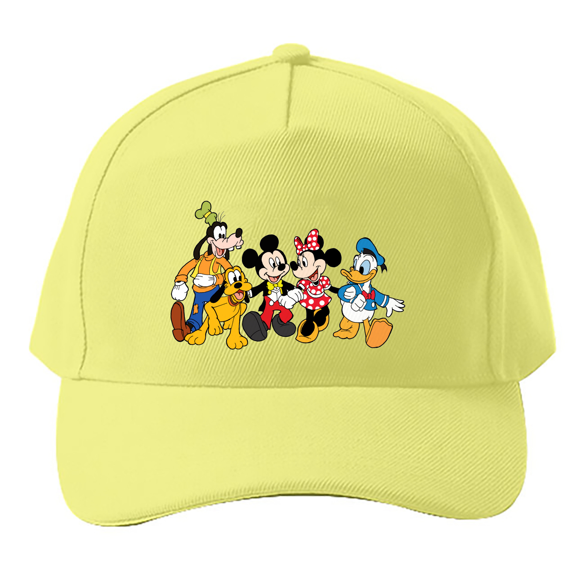 （画像用） ミッキーマウス Mickey Mouse ベースボールキャップ 綿100％ 男女兼用 帽子 スポーツ
