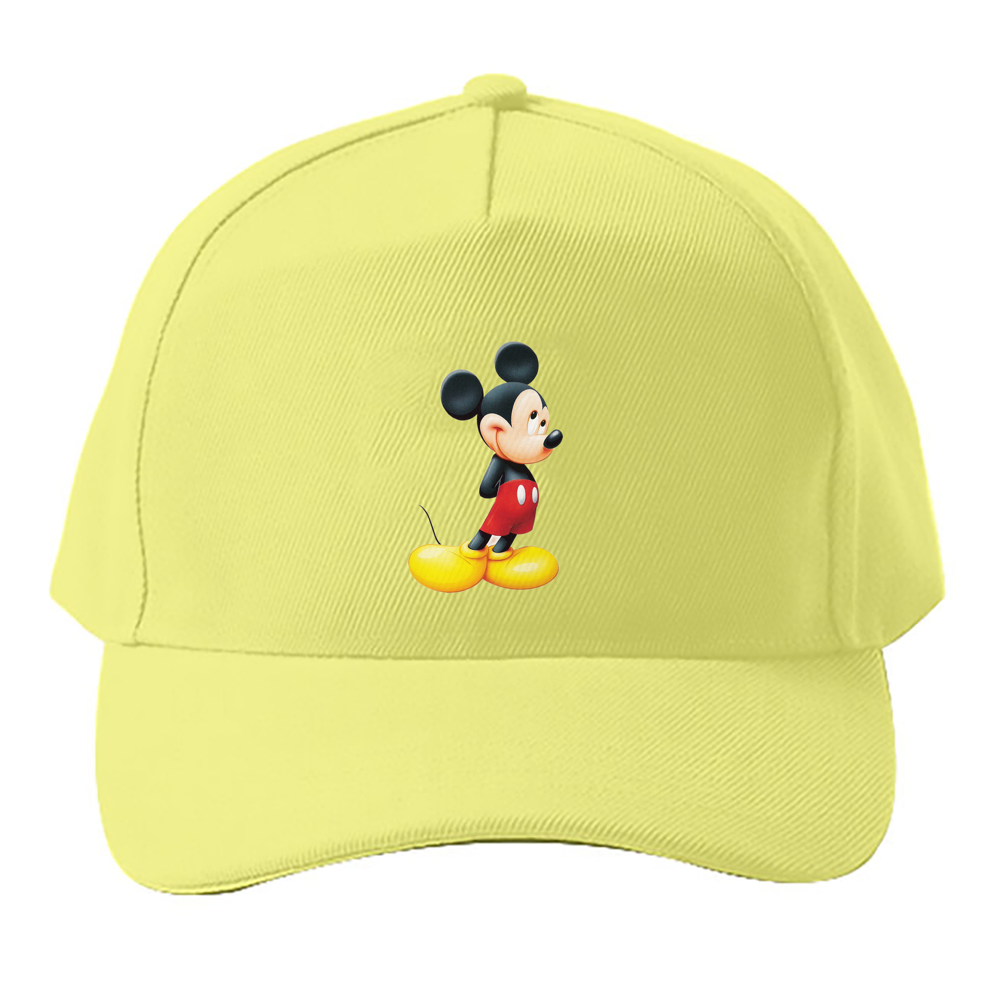 （画像用） ミッキーマウス Mickey Mouse ベースボールキャップ 綿100％ 男女兼用 帽子 スポーツ