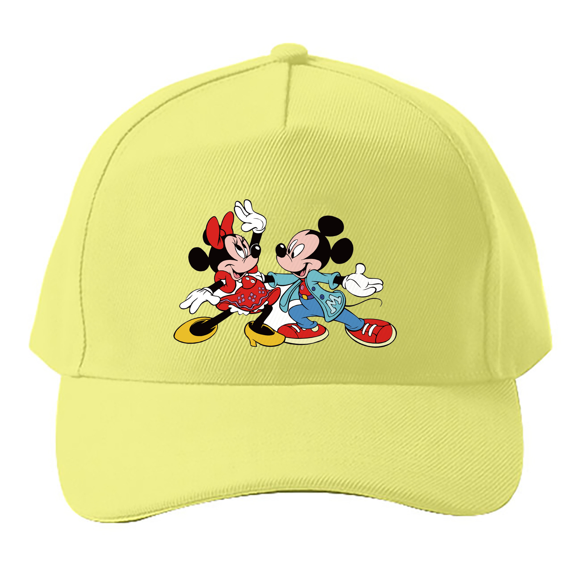 （画像用） ミッキーマウス Mickey Mouse ベースボールキャップ 綿100％ 男女兼用 帽子 スポーツ