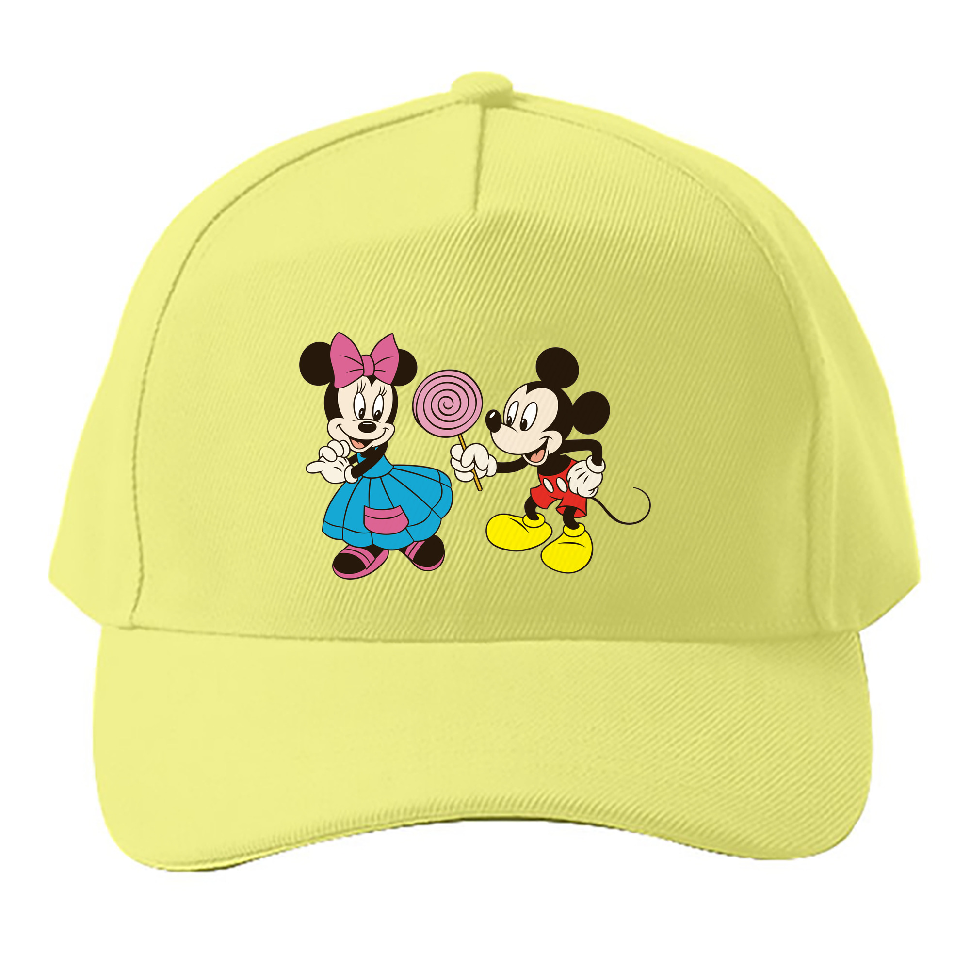 （画像用） ミッキーマウス Mickey Mouse ベースボールキャップ 綿100％ 男女兼用 帽子 スポーツ