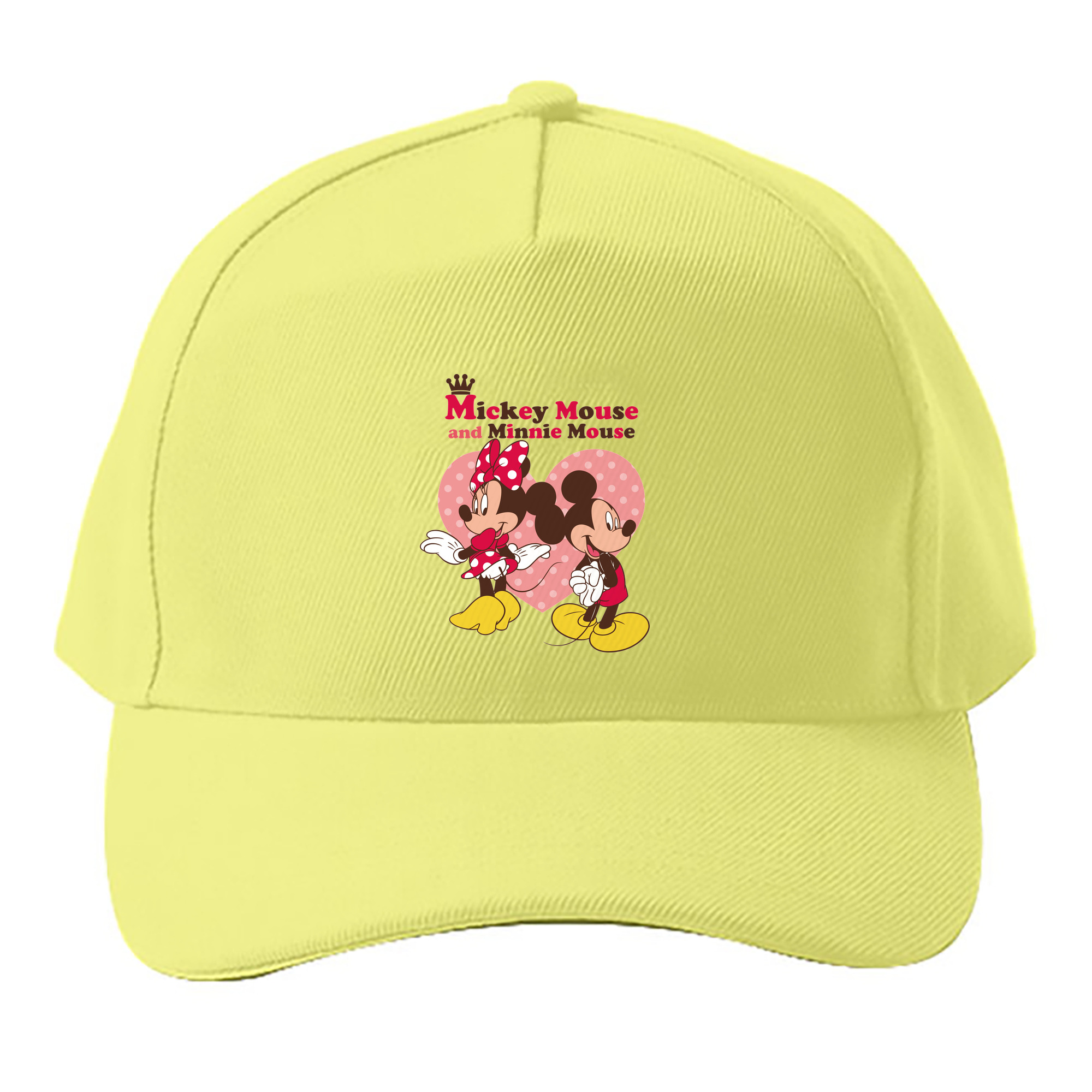 （画像用） ミッキーマウス Mickey Mouse ベースボールキャップ 綿100％ 男女兼用 帽子 スポーツ
