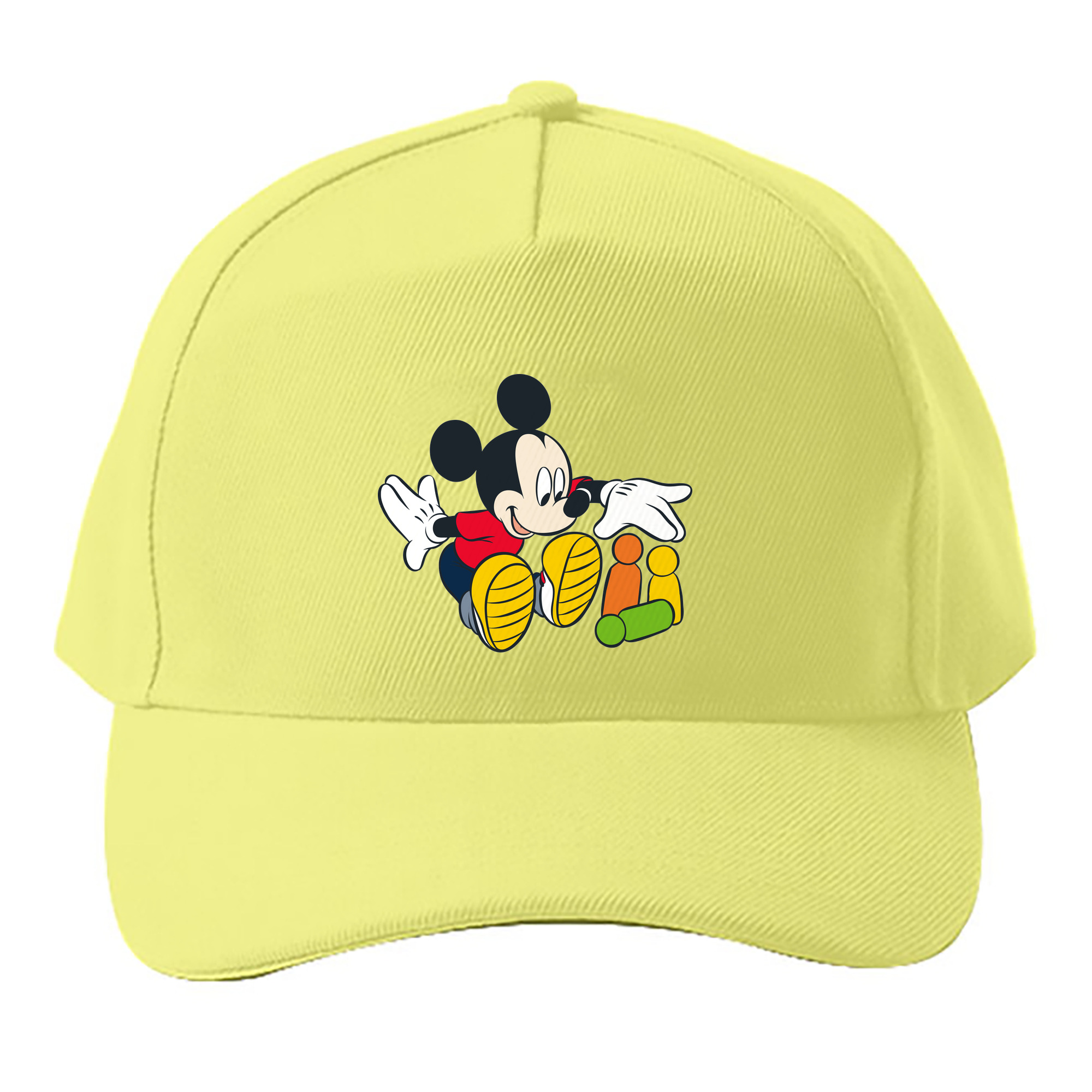 （画像用） ミッキーマウス Mickey Mouse ベースボールキャップ 綿100％ 男女兼用 帽子 スポーツ