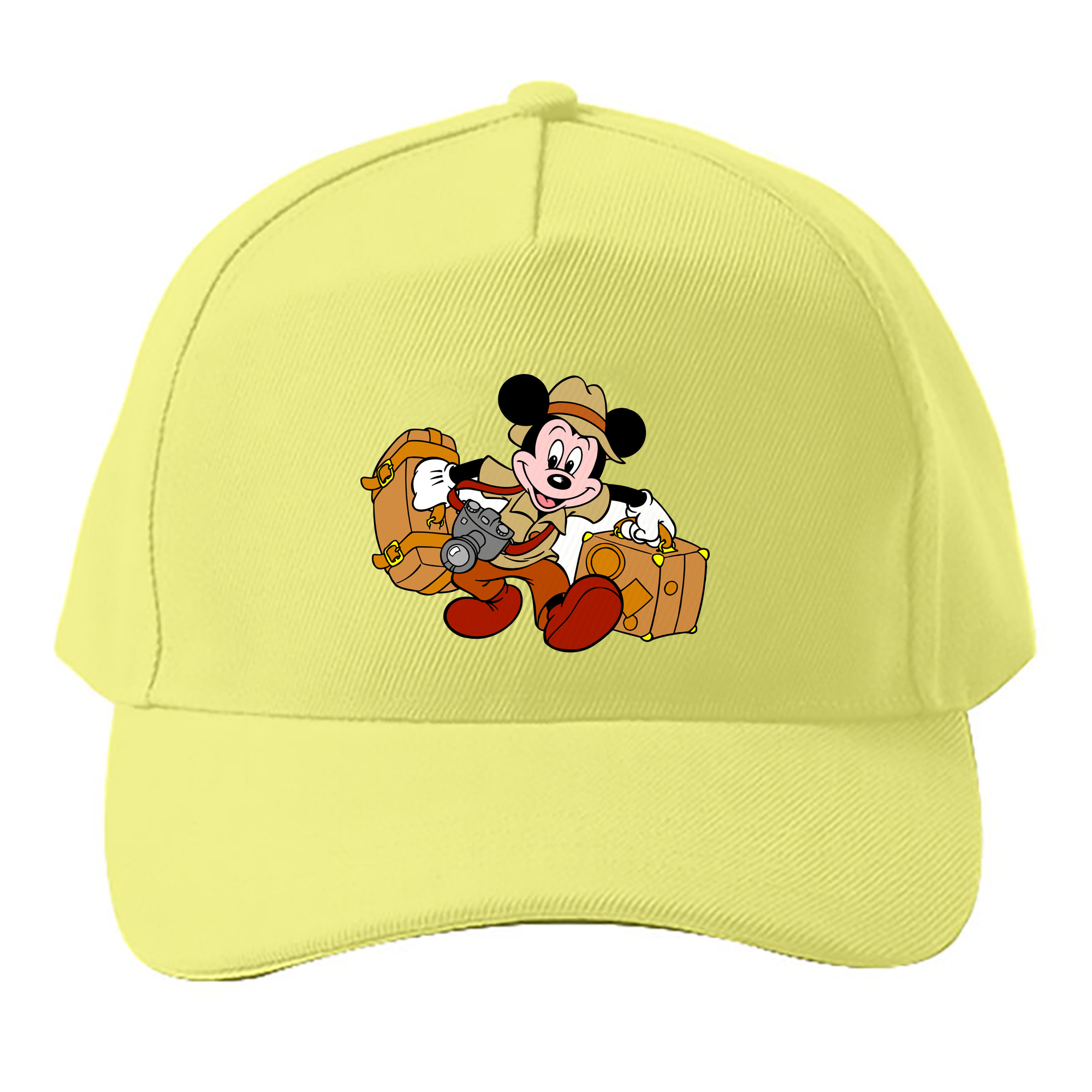 （画像用） ミッキーマウス Mickey Mouse ベースボールキャップ 綿100％ 男女兼用 帽子 スポーツ