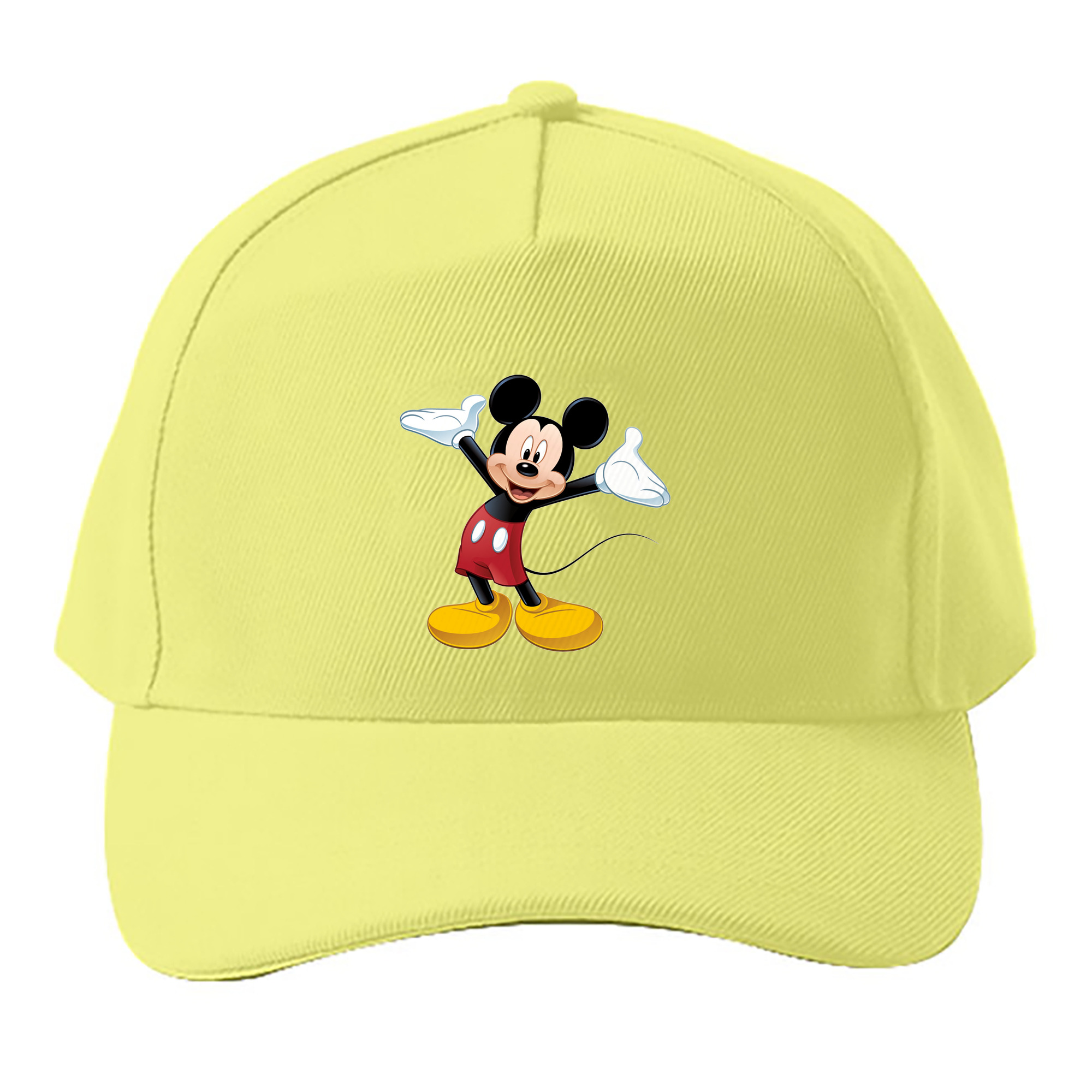 （画像用） ミッキーマウス Mickey Mouse ベースボールキャップ 綿100％ 男女兼用 帽子 スポーツ