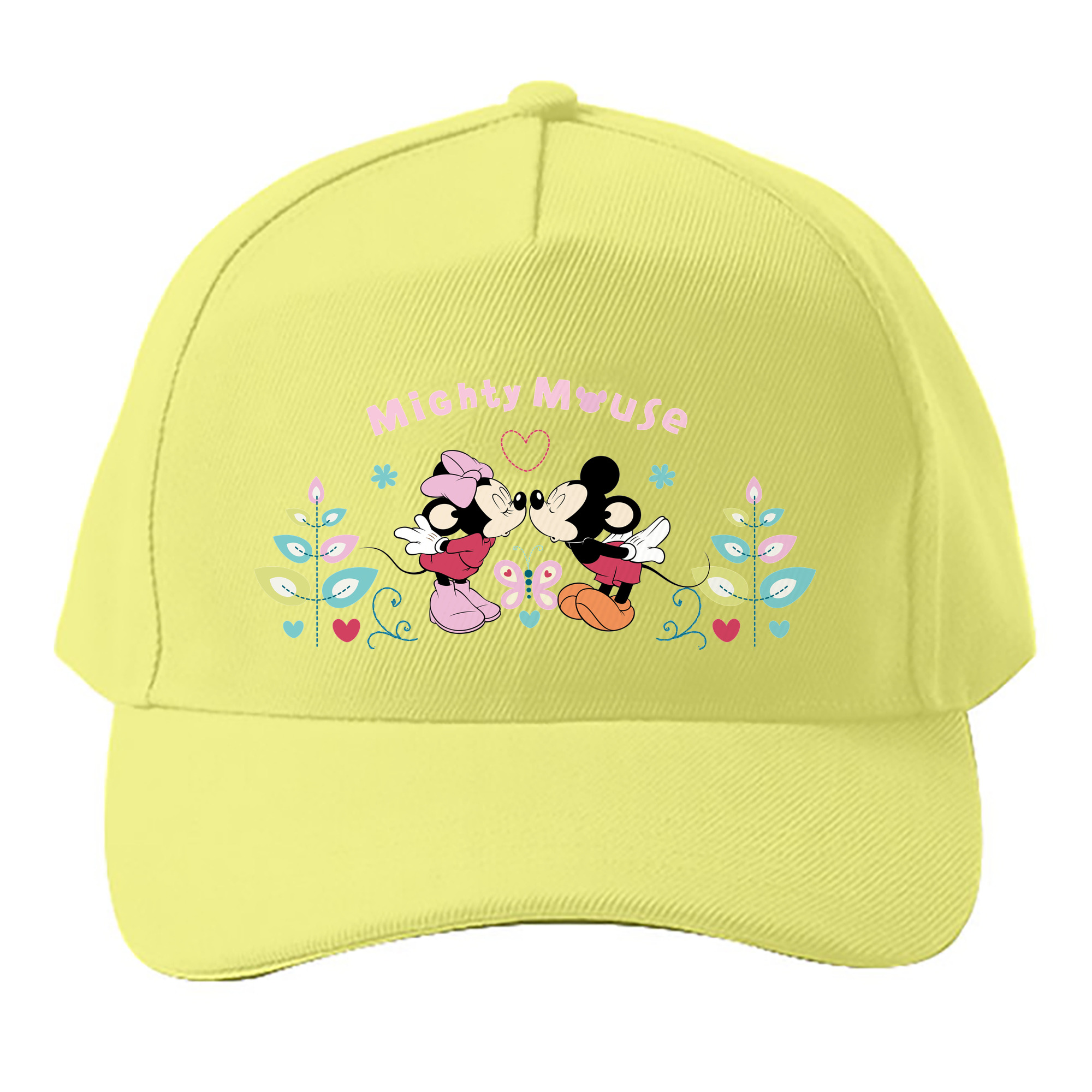 （画像用） ミッキーマウス Mickey Mouse ベースボールキャップ 綿100％ 男女兼用 帽子 スポーツ
