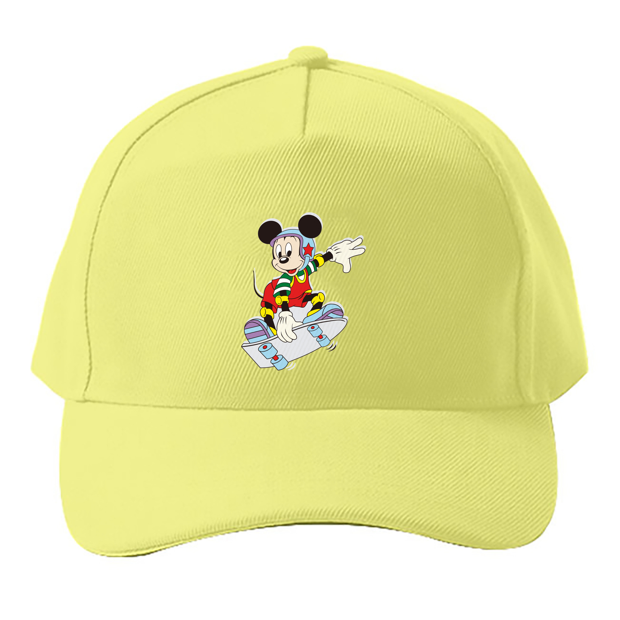 （画像用） ミッキーマウス Mickey Mouse ベースボールキャップ 綿100％ 男女兼用 帽子 スポーツ