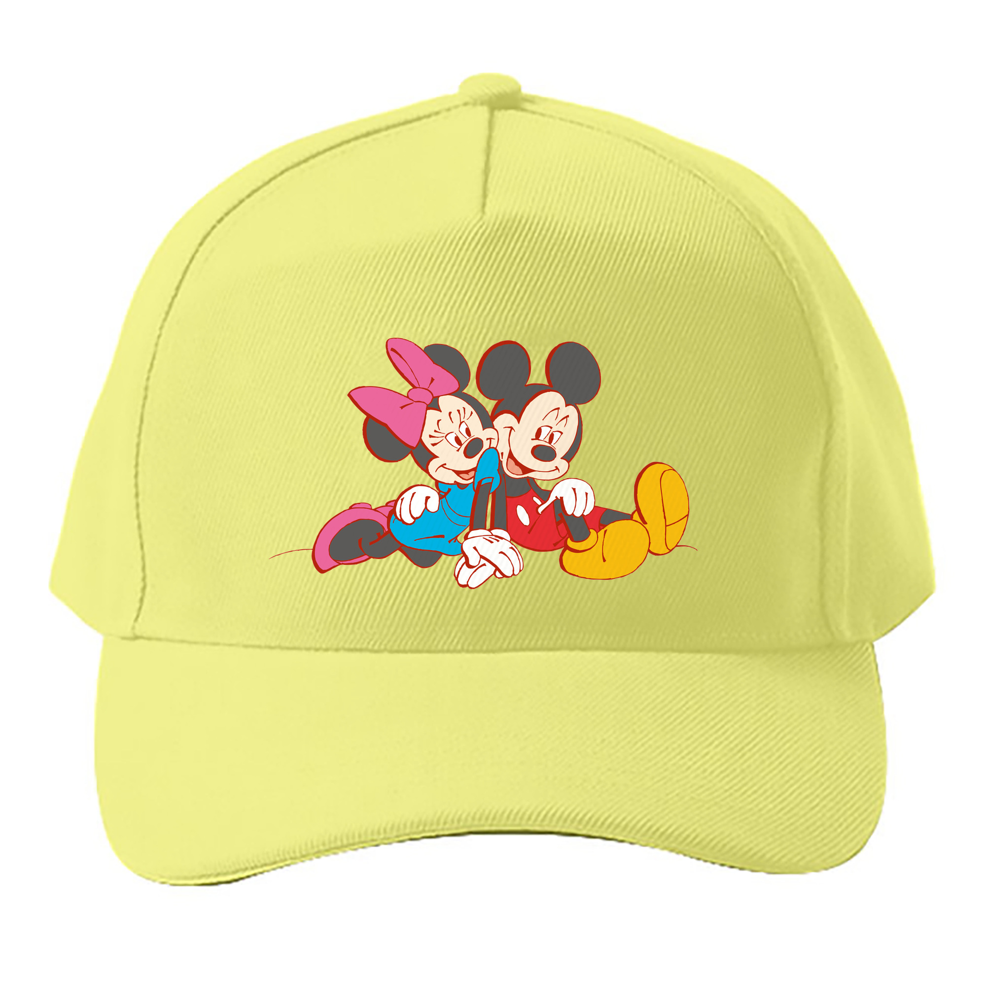 （画像用） ミッキーマウス Mickey Mouse ベースボールキャップ 綿100％ 男女兼用 帽子 スポーツ