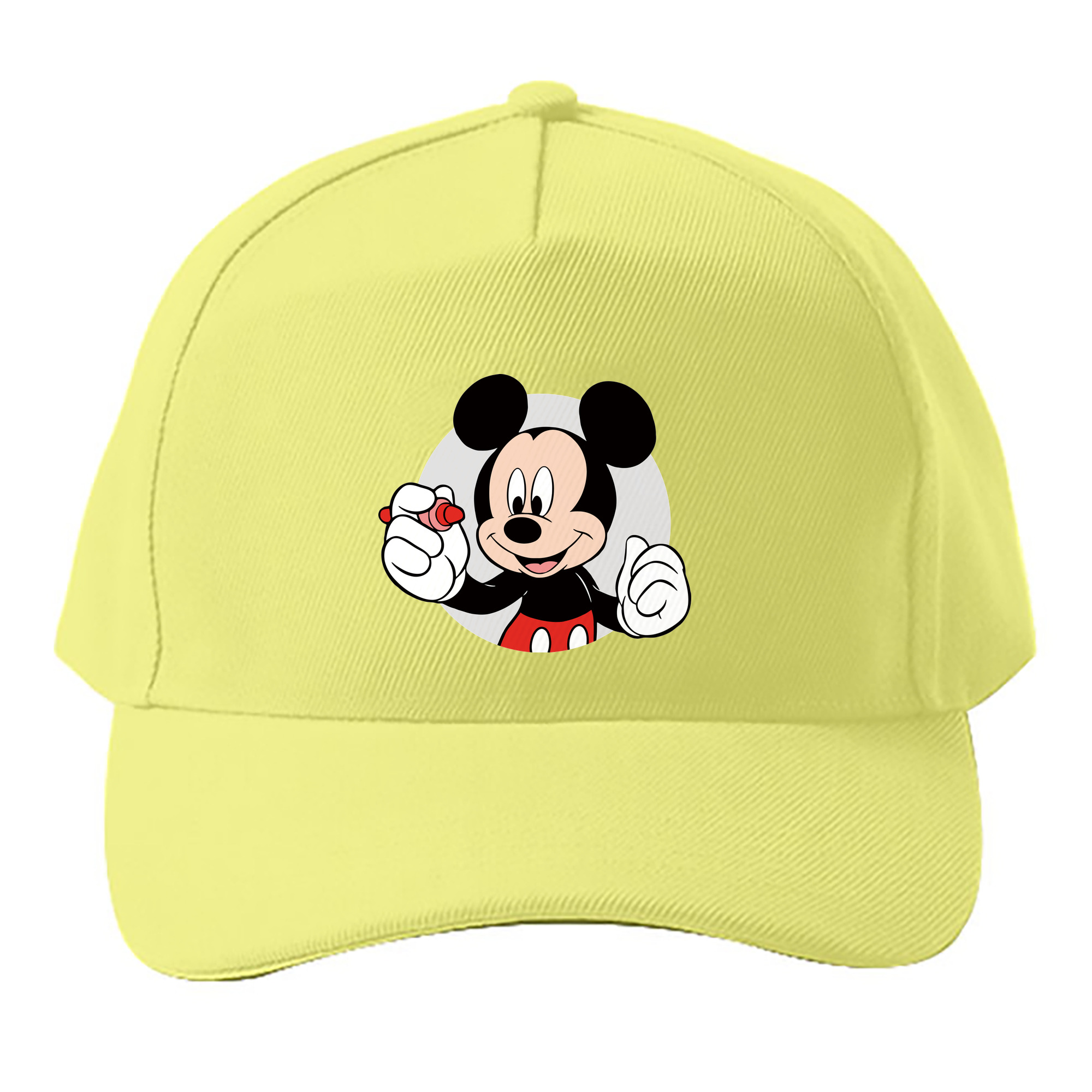 （画像用） ミッキーマウス Mickey Mouse ベースボールキャップ 綿100％ 男女兼用 帽子 スポーツ
