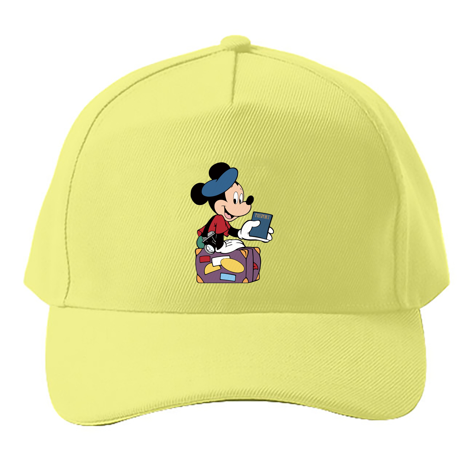 （画像用） ミッキーマウス Mickey Mouse ベースボールキャップ 綿100％ 男女兼用 帽子 スポーツ
