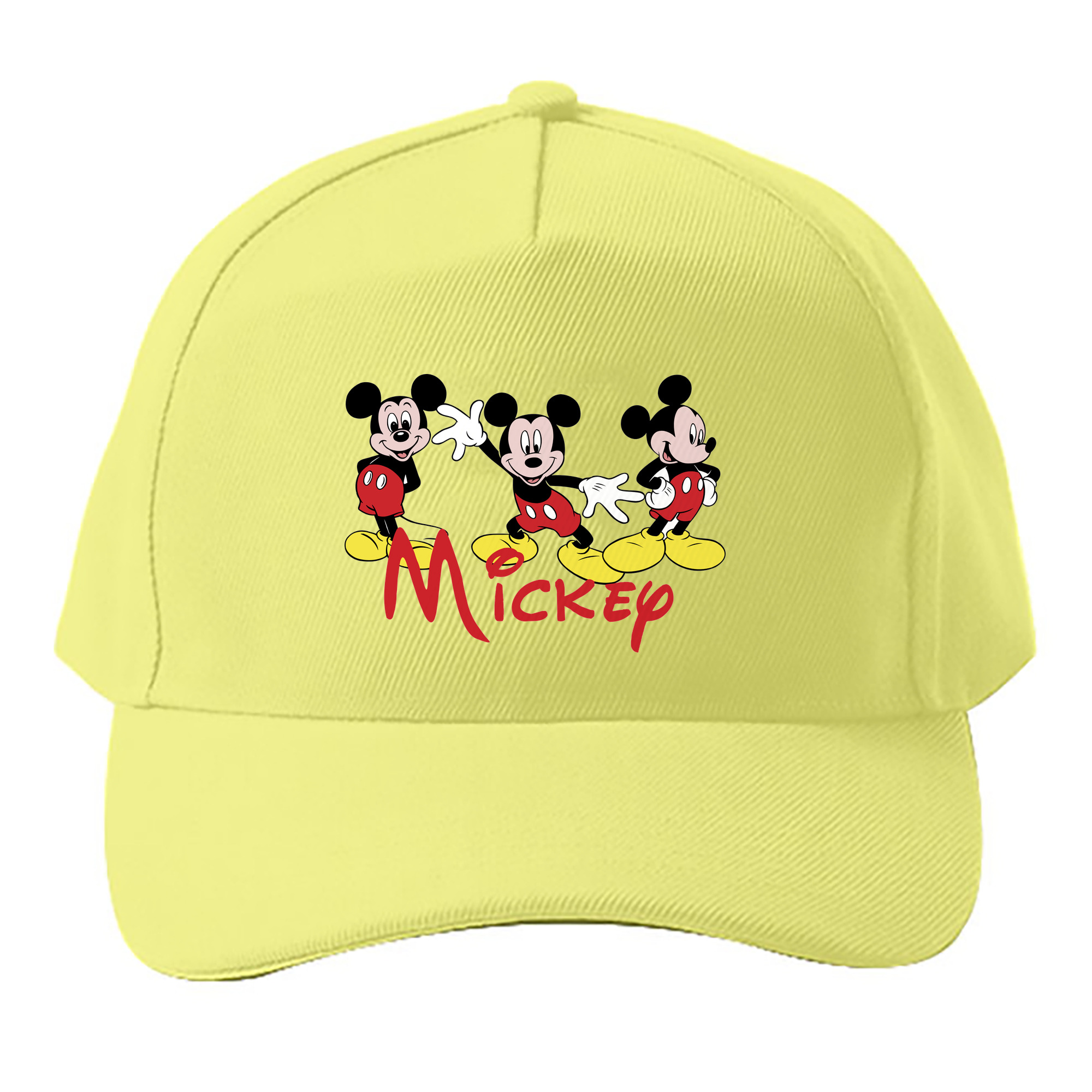 （画像用） ミッキーマウス Mickey Mouse ベースボールキャップ 綿100％ 男女兼用 帽子 スポーツ