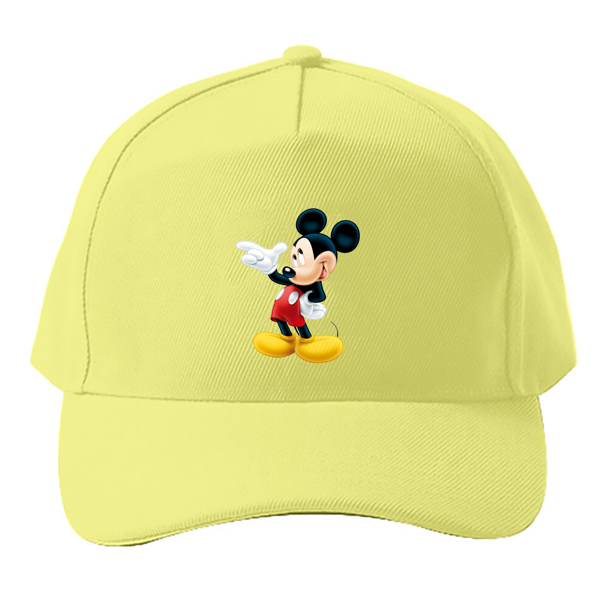 （画像用） ミッキーマウス Mickey Mouse ベースボールキャップ 綿100％ 男女兼用 帽子 スポーツ