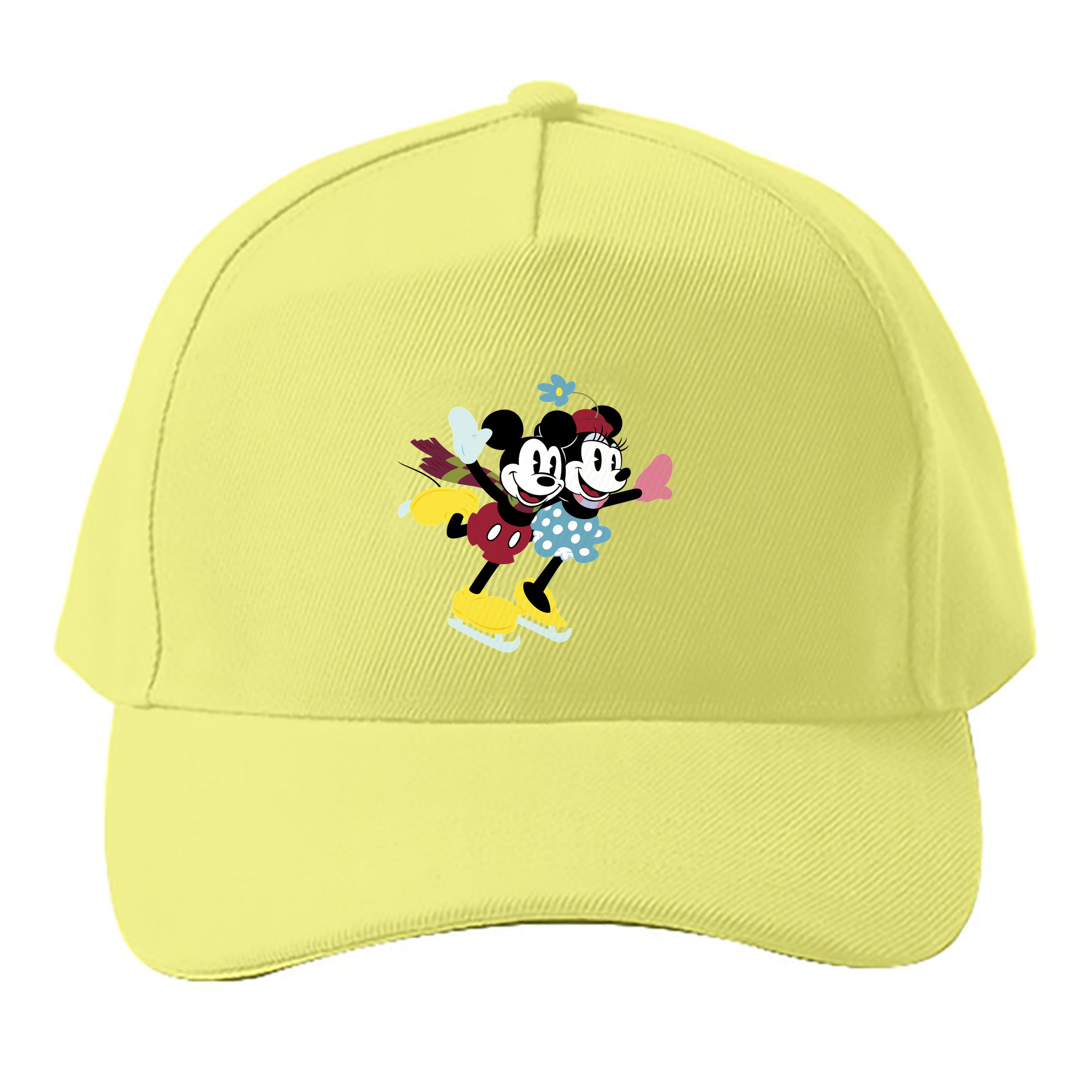 （画像用） ミッキーマウス Mickey Mouse ベースボールキャップ 綿100％ 男女兼用 帽子 スポーツ